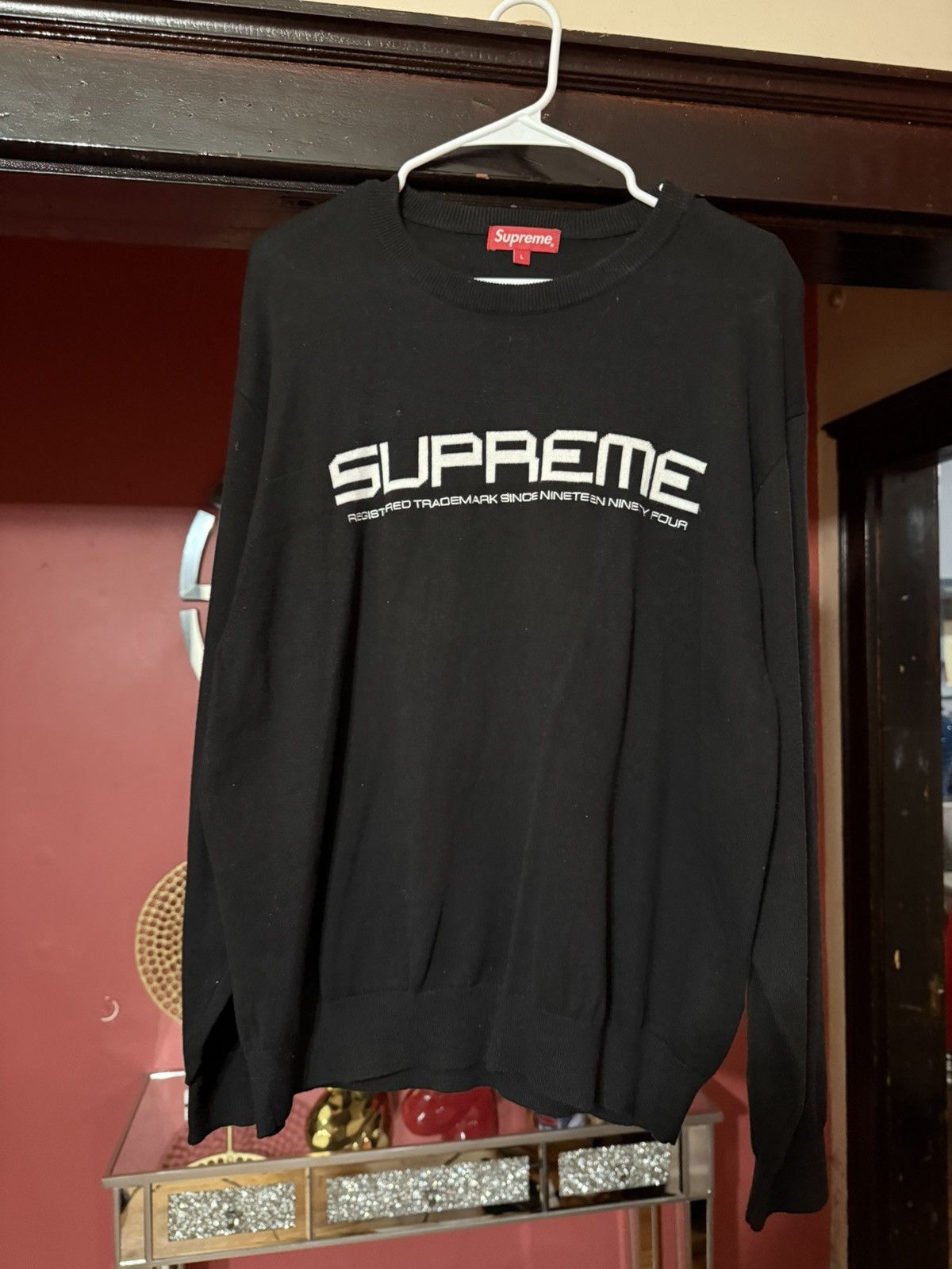 Supreme Supreme Split Logo Long Sleeve Size Large Size US L / EU 52-54 / 3 - 1 Thumbnail