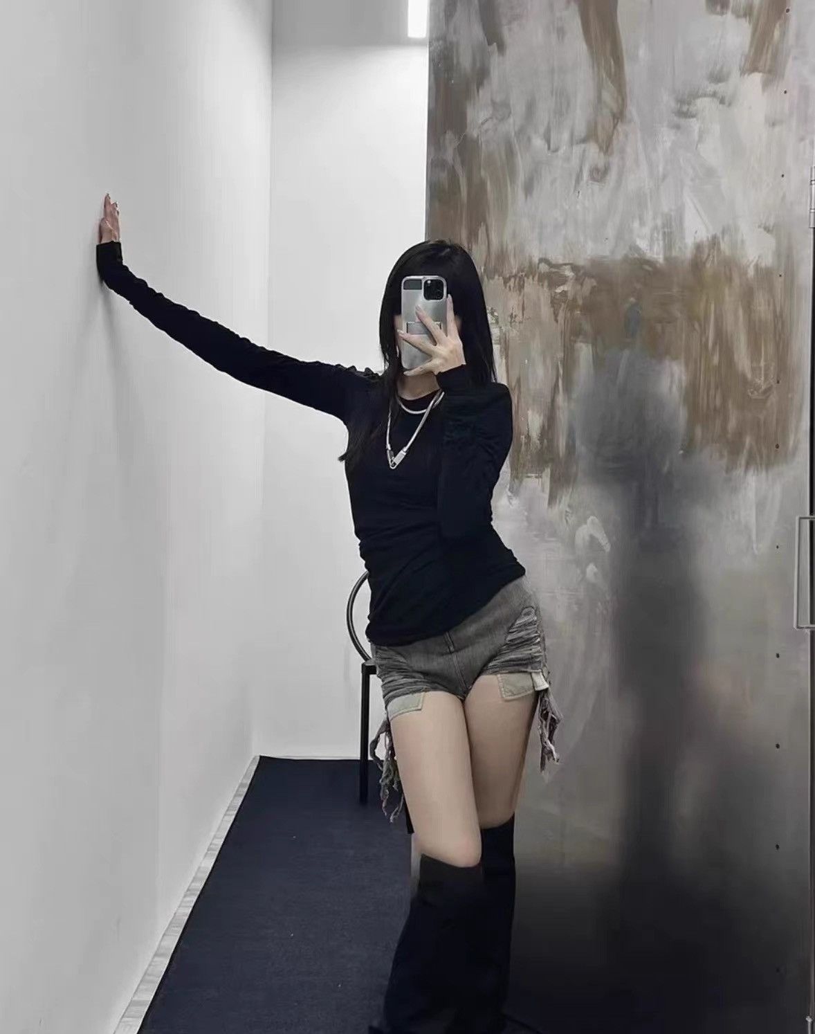 Rick Owens Rick Owens Drkshdw Ribbon Cotton Long Sleeve K34 Size S / US 4 / IT 40 - 5 Thumbnail