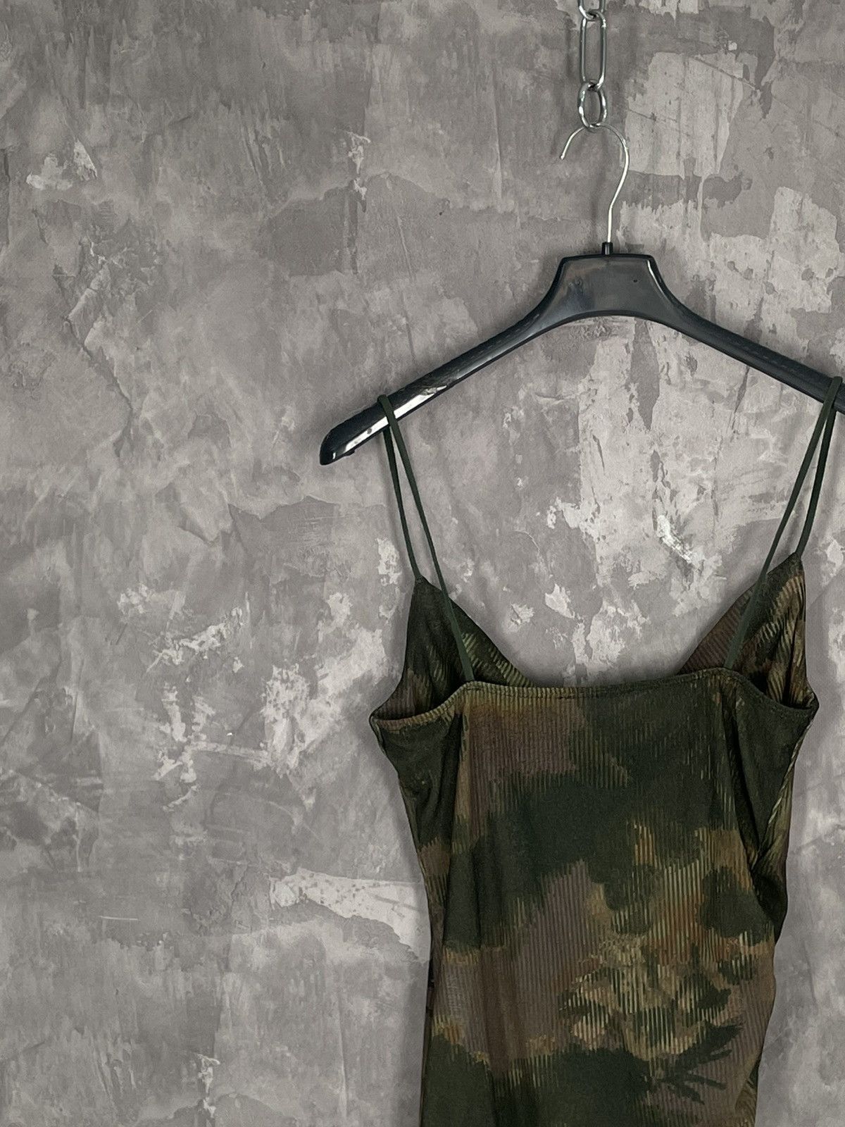 Vintage Vintage Mesh Printed Tank Top Gaultier Style Size S / US 4 / IT 40 - 3 Thumbnail