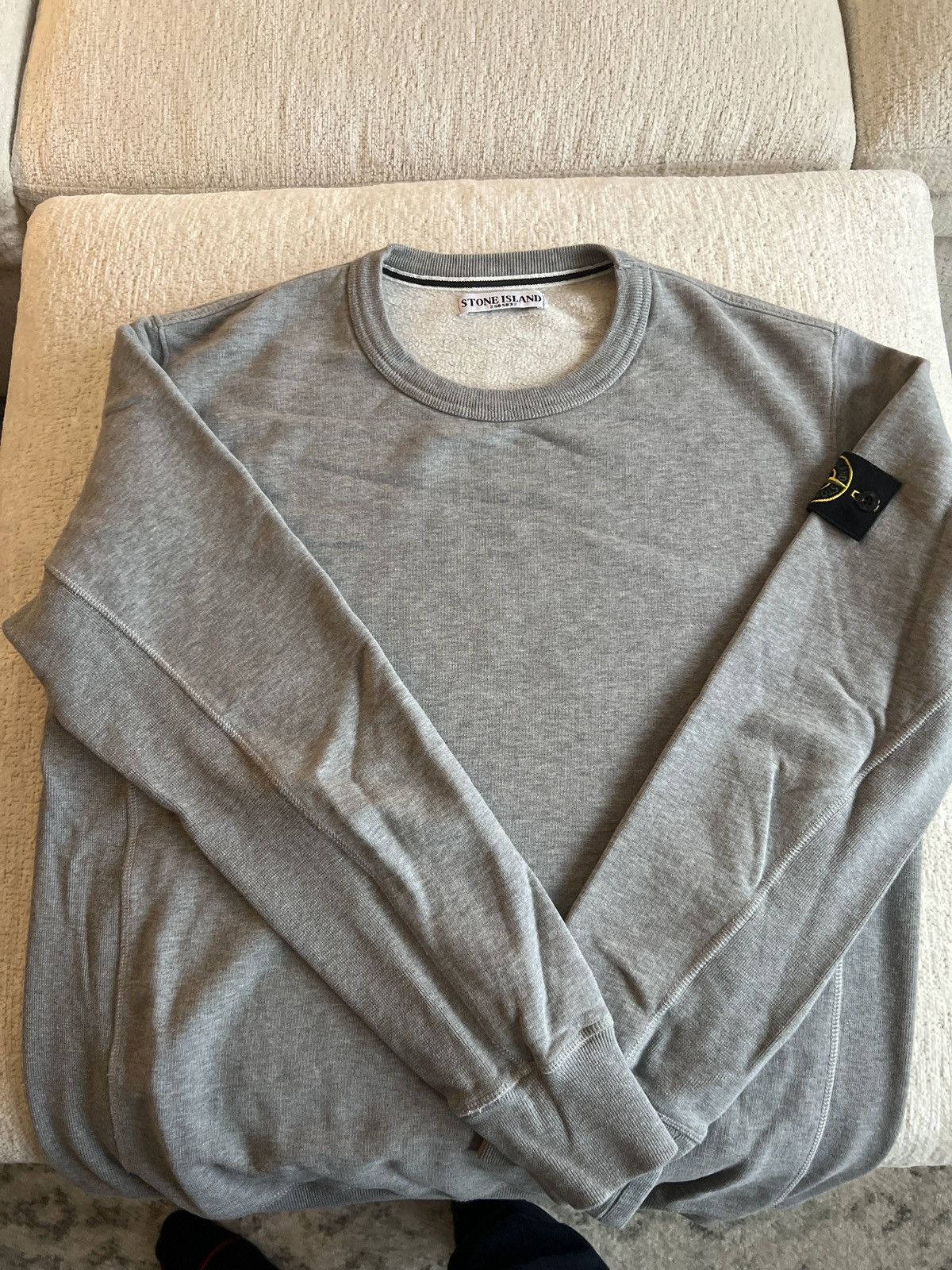 Stone Island Vintage gray stone island sweater Size US L / EU 52-54 / 3 - 1 Thumbnail