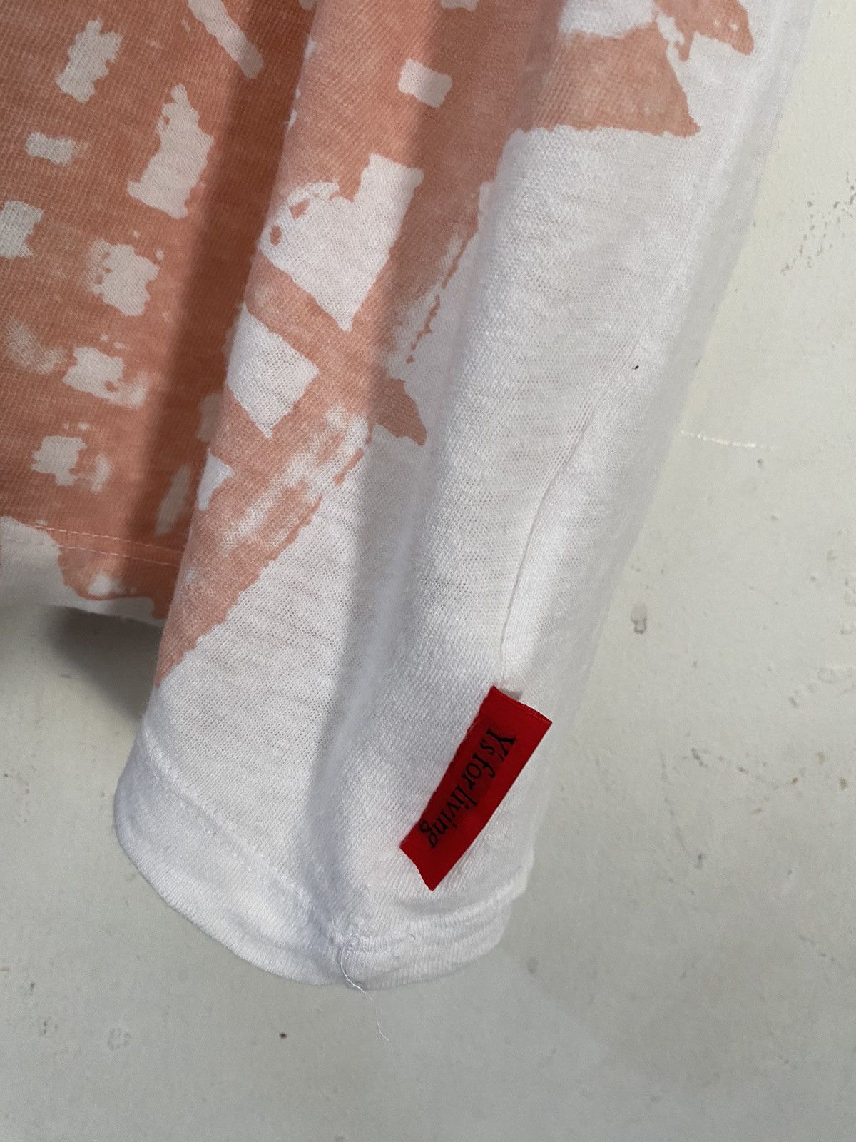 Y's × Yohji Yamamoto Y's For Living Abstract Paper Thin Tee Size US L / EU 52-54 / 3 - 5 Thumbnail