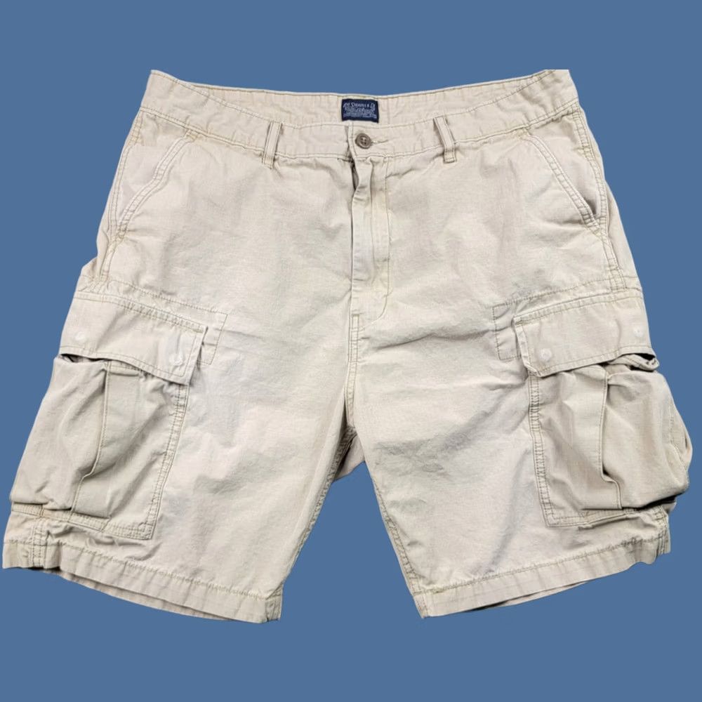 Levi's Levis Cargo Shorts Mens 36 Tan Cargo Inseam 8" Outdoor Casual Size US 36 / EU 52 - 1 Thumbnail