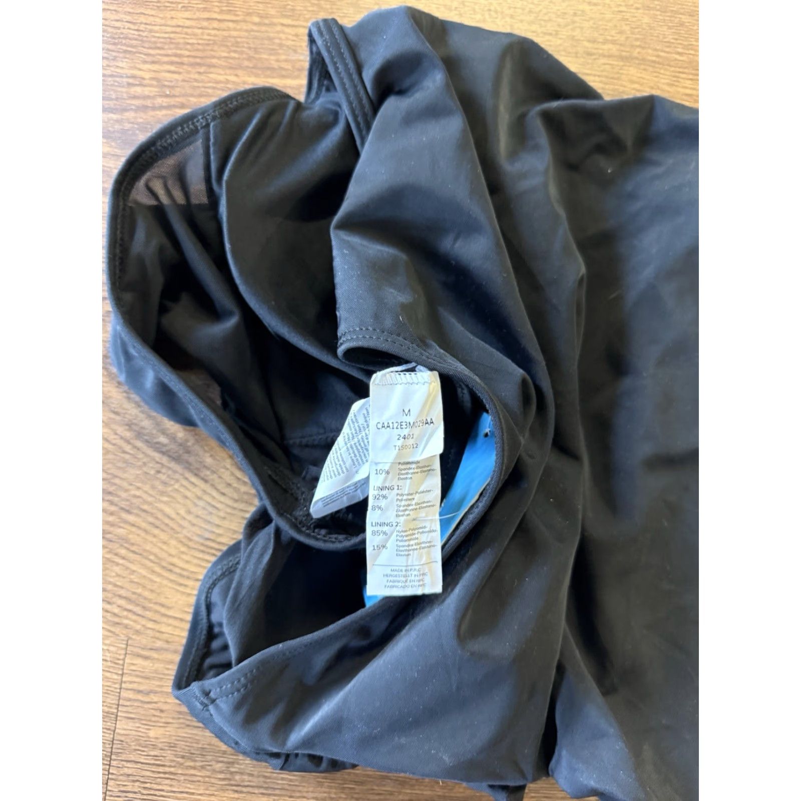 Vintage Cupshe Womens Black Onepiece Swimsuit Size Medium NWT Size ONE SIZE - 3 Thumbnail