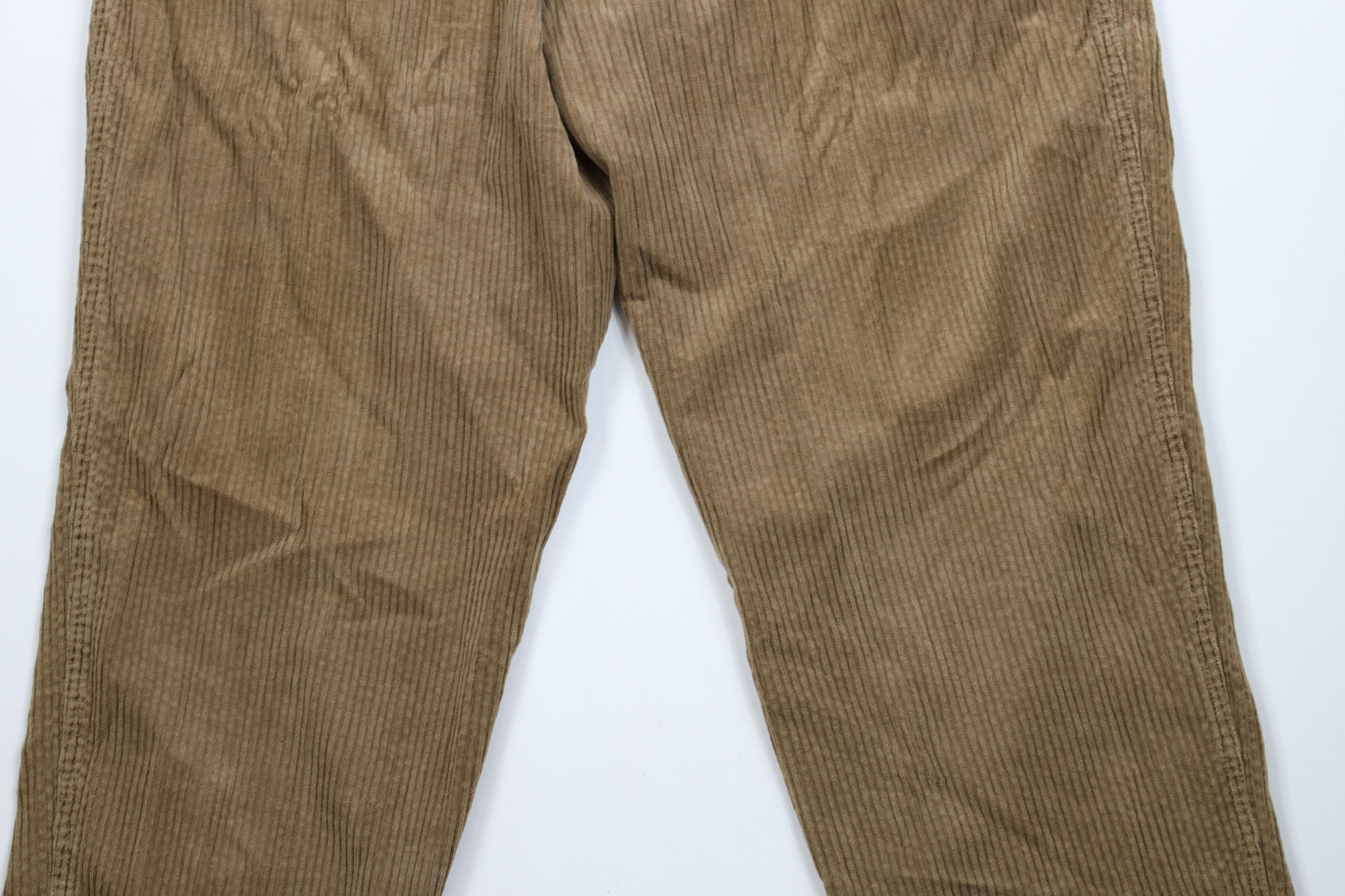 Vintage Vintage 90s Streetwear Wide Leg Corduroy Chino Pants Brown Size US 38 / EU 54 - 12 Thumbnail