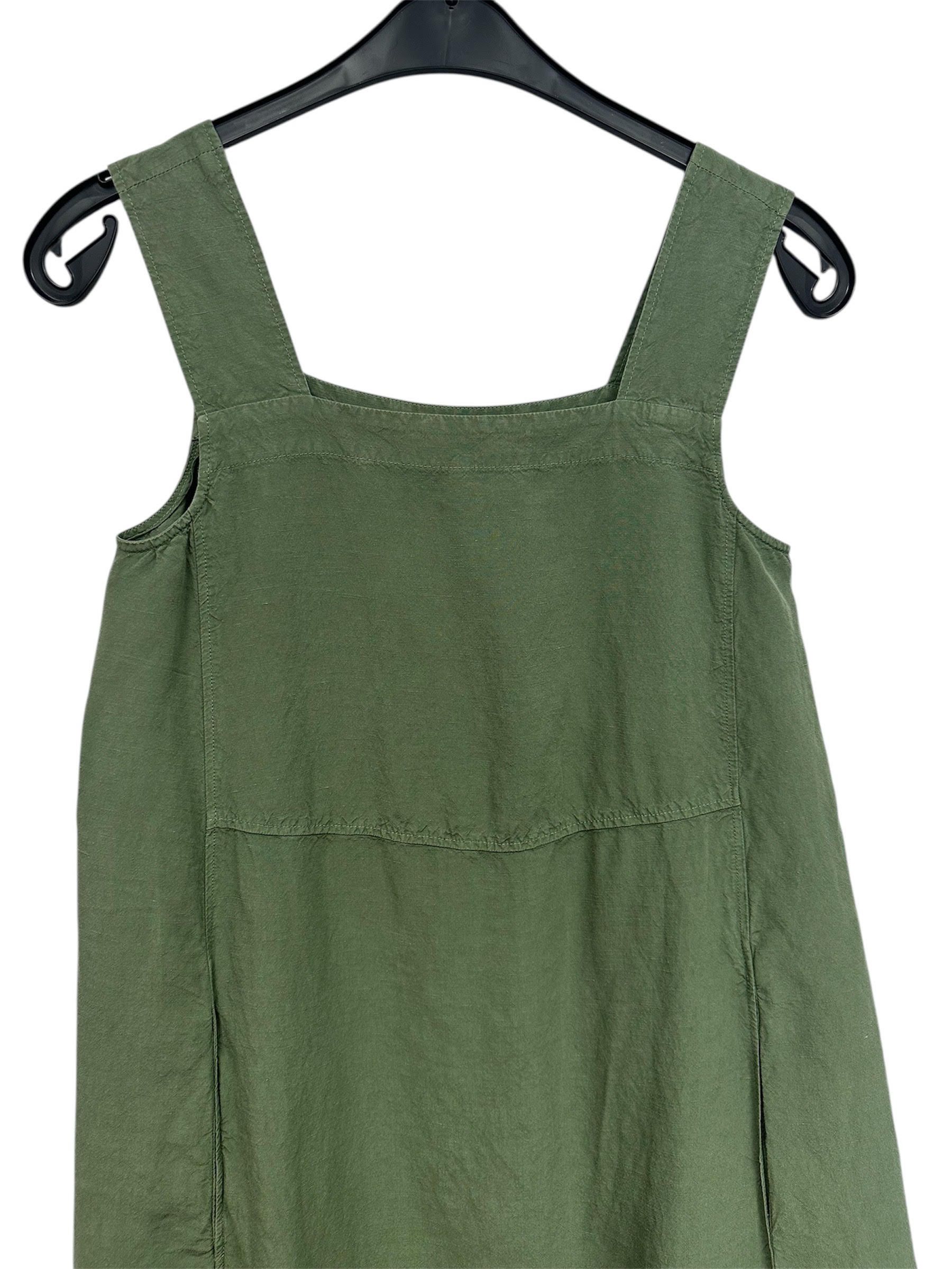 OSKA Linen Pinafore Dress Size XS / US 0-2 / IT 36-38 - 3 Thumbnail