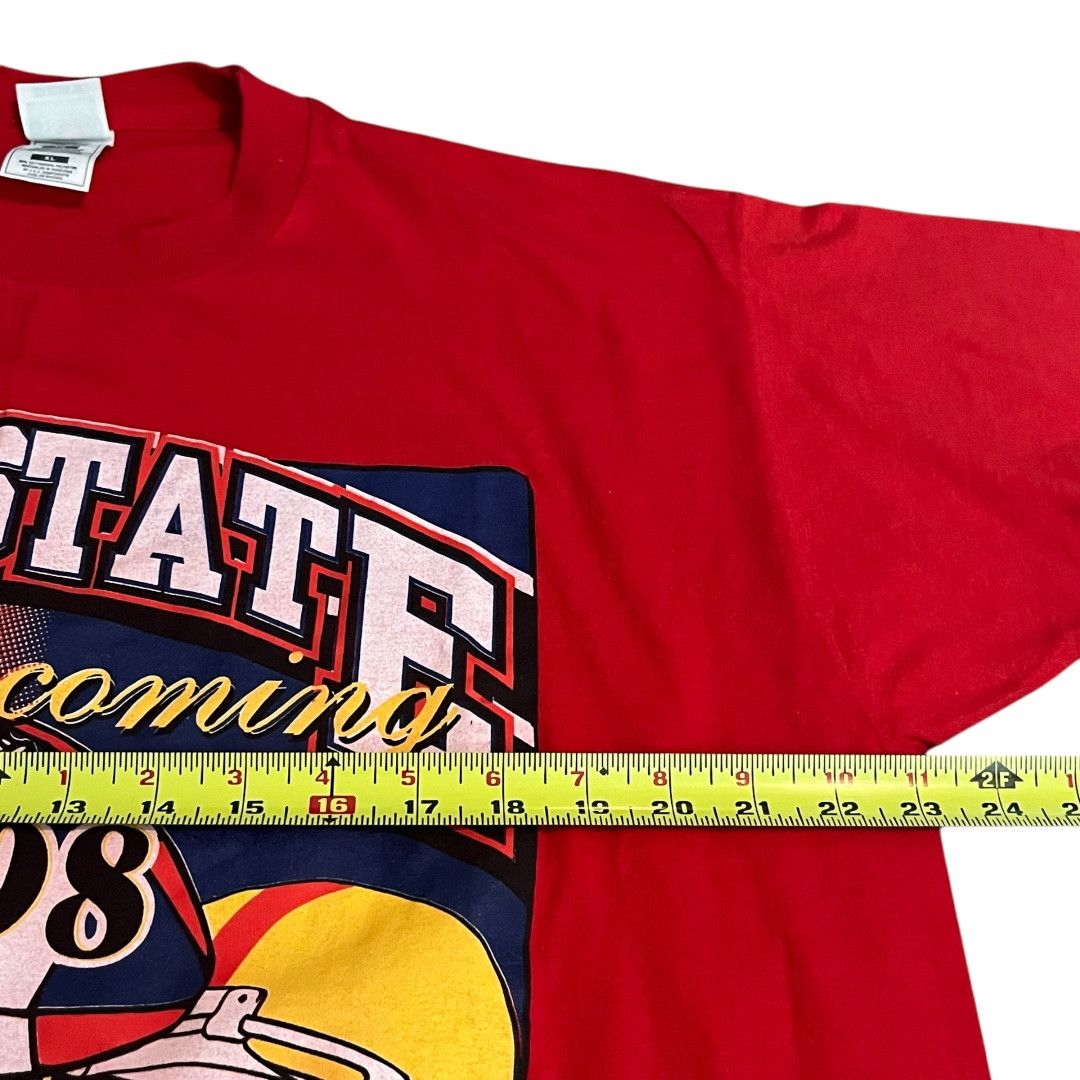Fruit Of The Loom × NCAA × Vintage VINTAGE 1998 SC State Bulldogs vs Wildcats Football T Shirt Size US XL / EU 56 / 4 - 4 Thumbnail