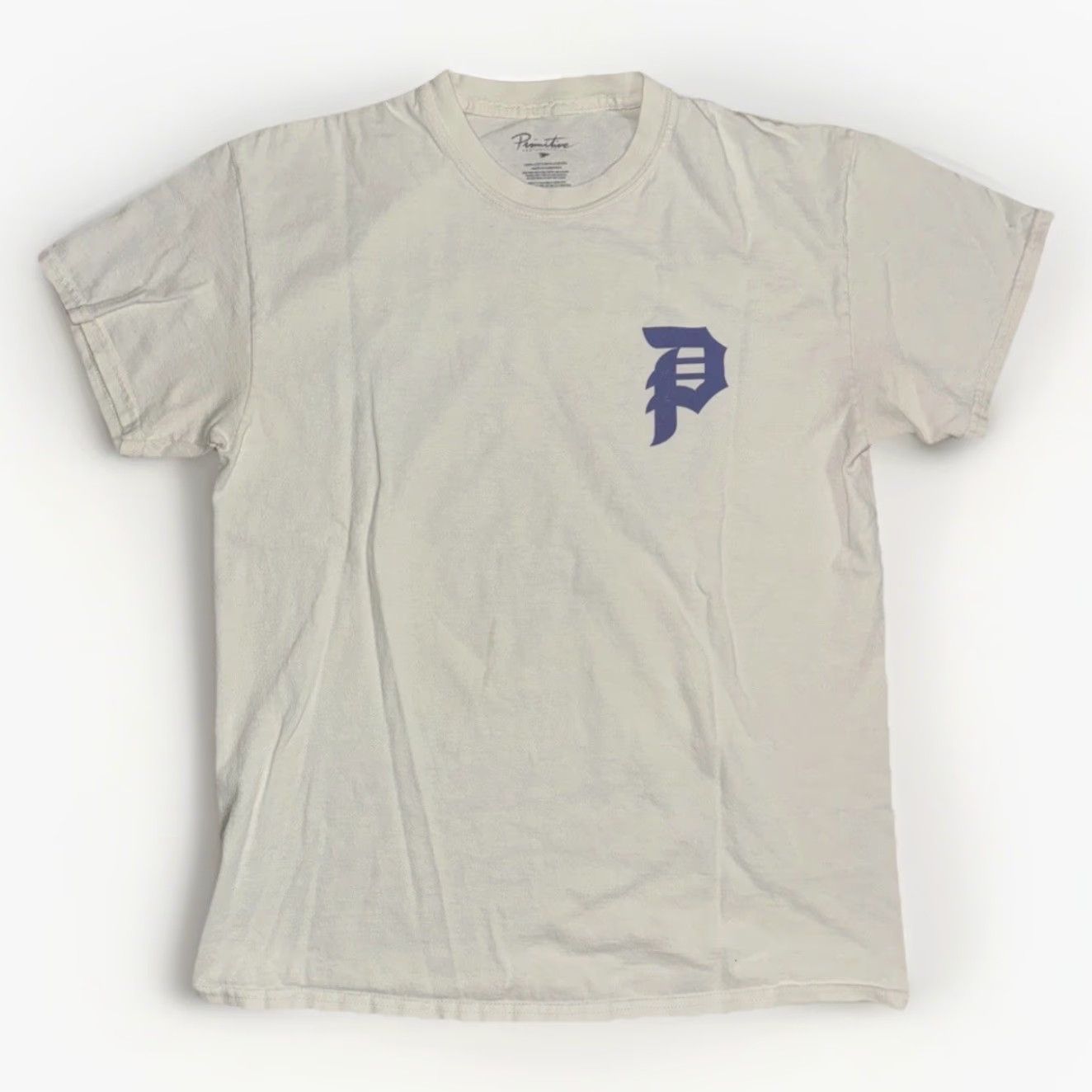 Primitive Primitive Heart Breakers Club Graphic T-Shirt White Medium Mens Cotton Short Sleeve Crew Neck Vintage No 18x25 Skate Streetwear Size US M / EU 48-50 / 2 - 4 Thumbnail