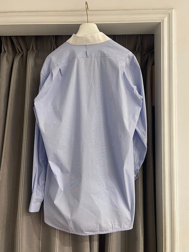Loewe LOEWE Blue and white patchwork shirt Size M / US 6-8 / IT 42-44 - 2 Thumbnail