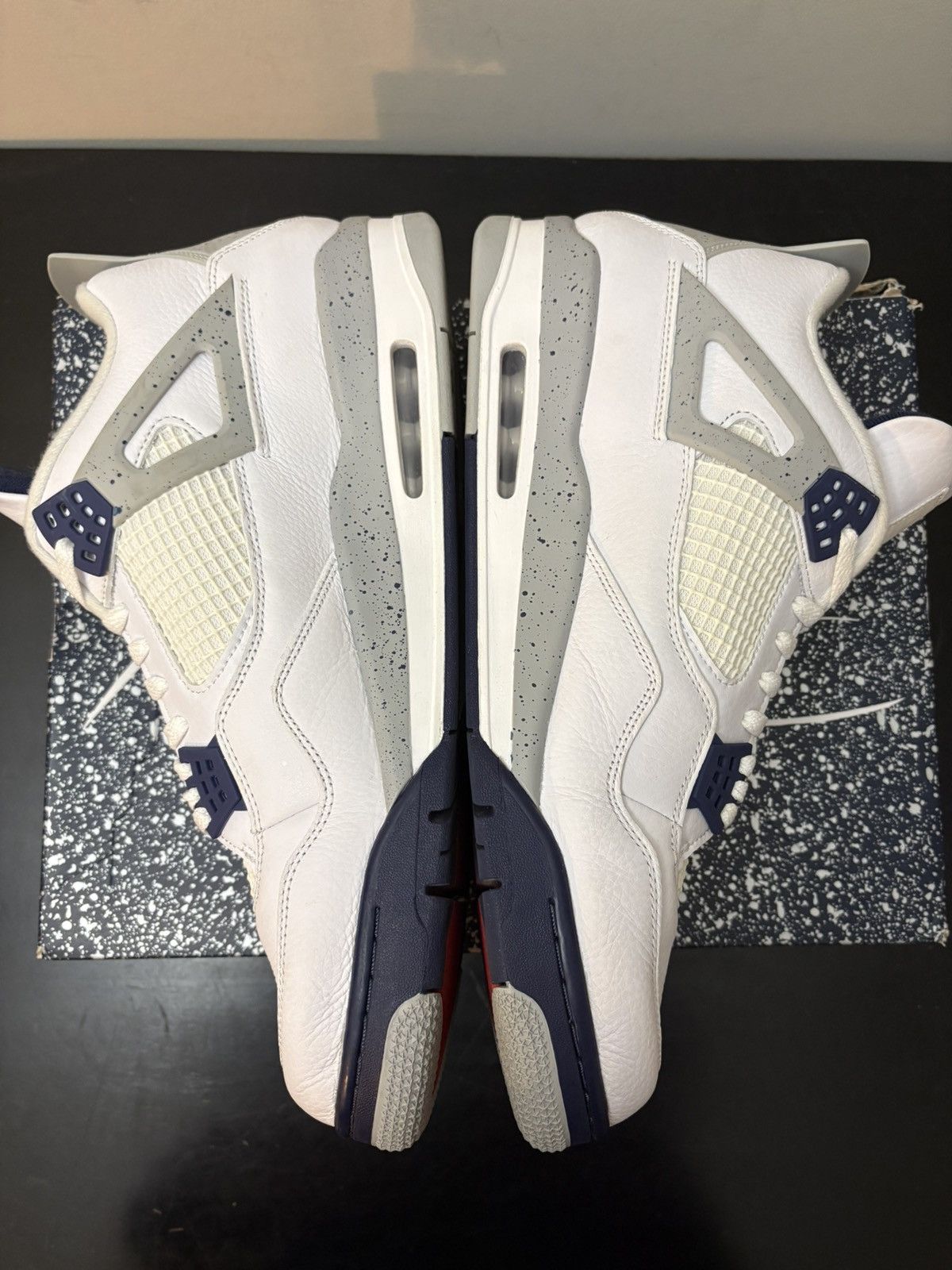 Jordan Brand Nike Jordan 4 Retro Midnight Navy Size US 15 / EU 48 - 3 Thumbnail