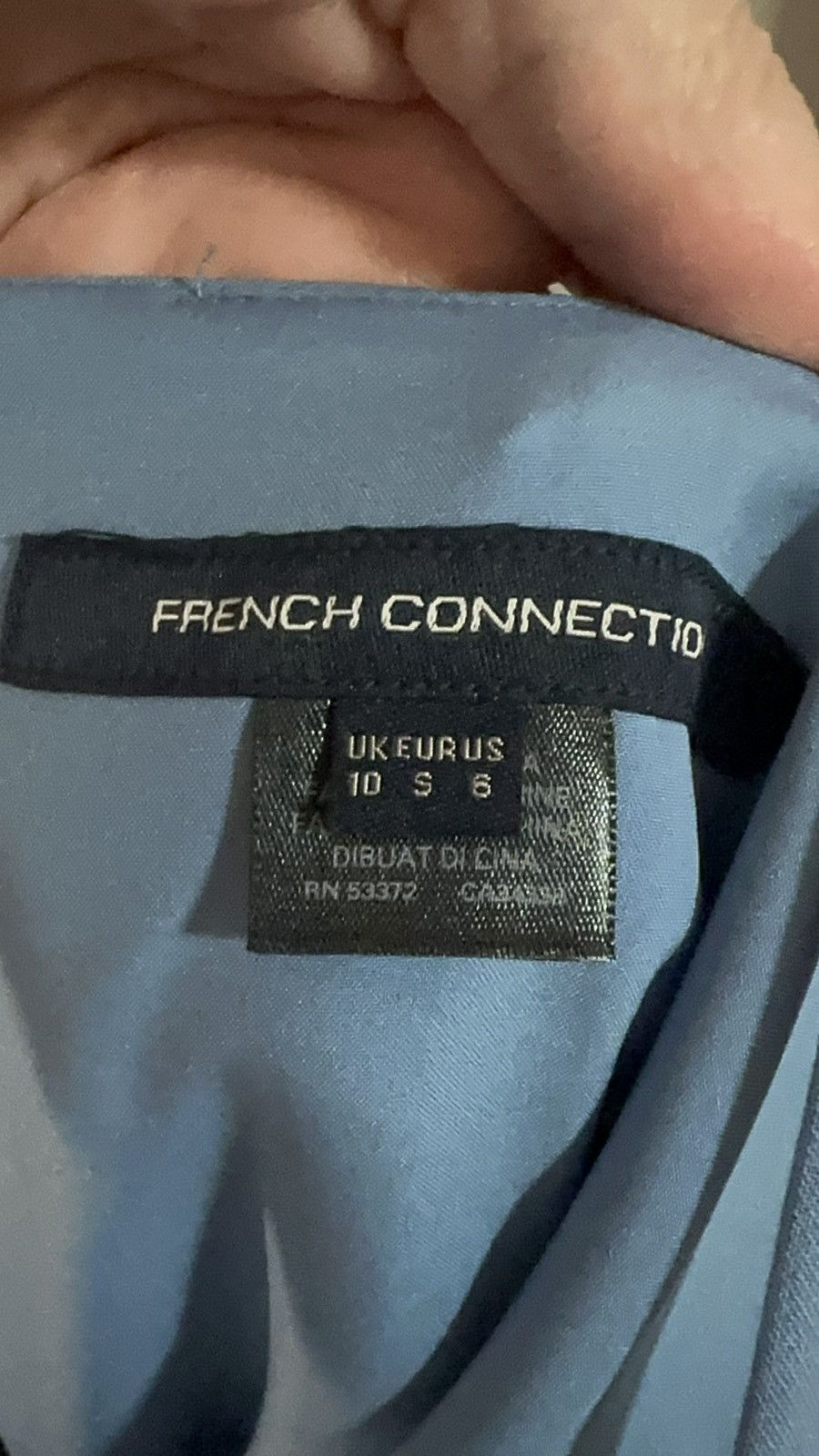 French Connection French Connection blue and black colorblick dress Size S / US 4 / IT 40 - 3 Thumbnail