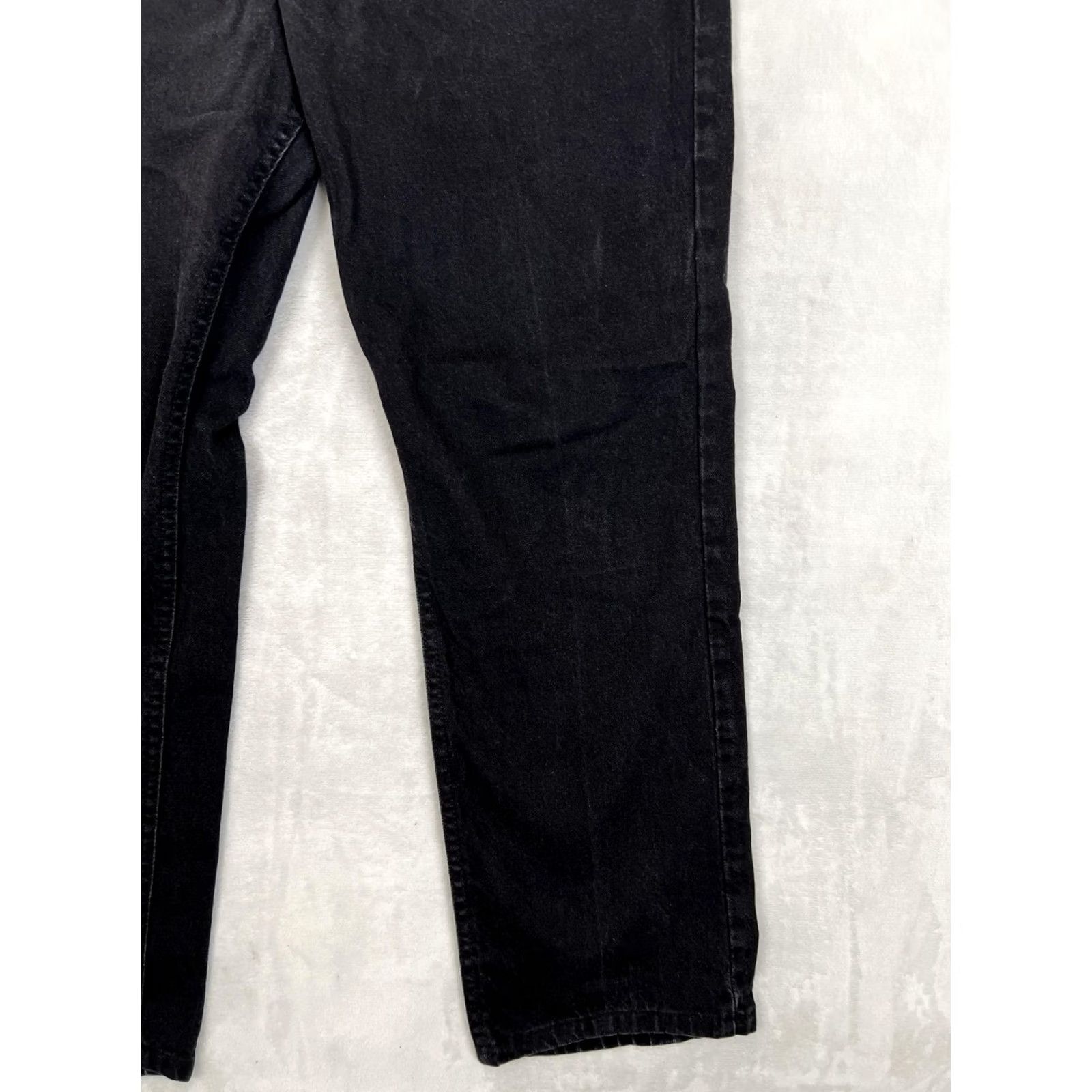 Lee VINTAGE Lee Jeans Mens 38x30 Black Regular Fit Straight Leg Denim USA 90s Size US 38 / EU 54 - 4 Thumbnail