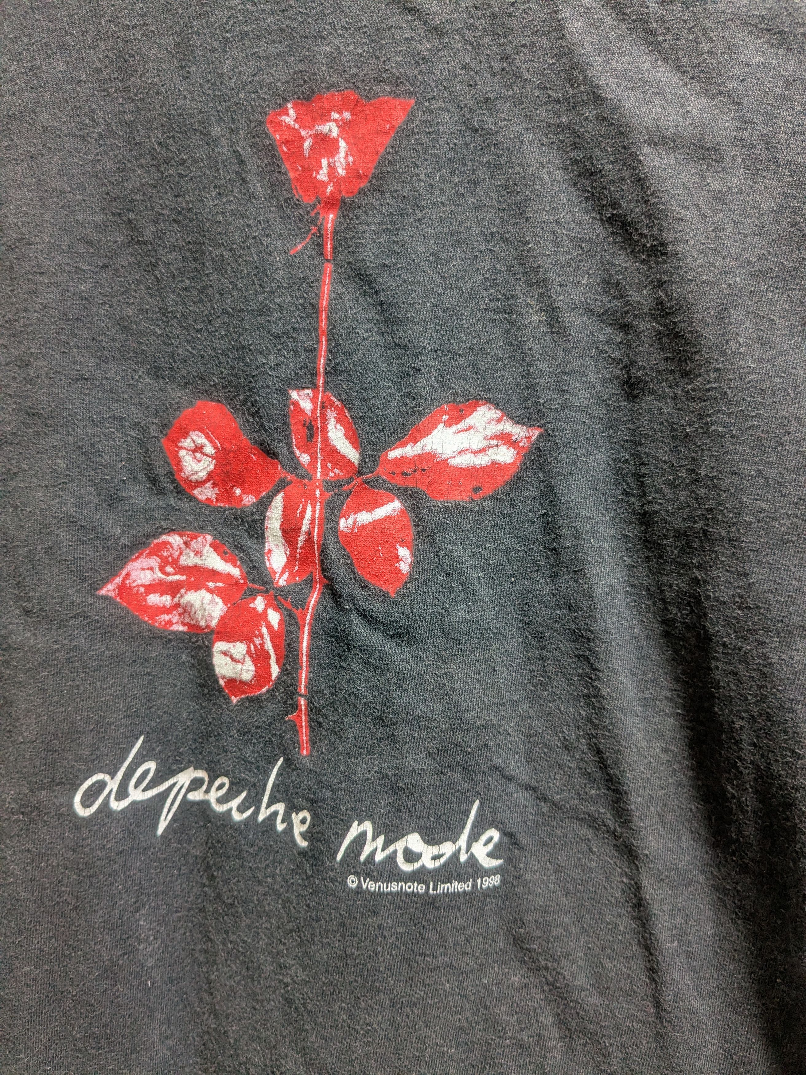 Vintage Depeche mode tshirt vintage the single tour 86-98 Size US S / EU 44-46 / 1 - 2 Thumbnail