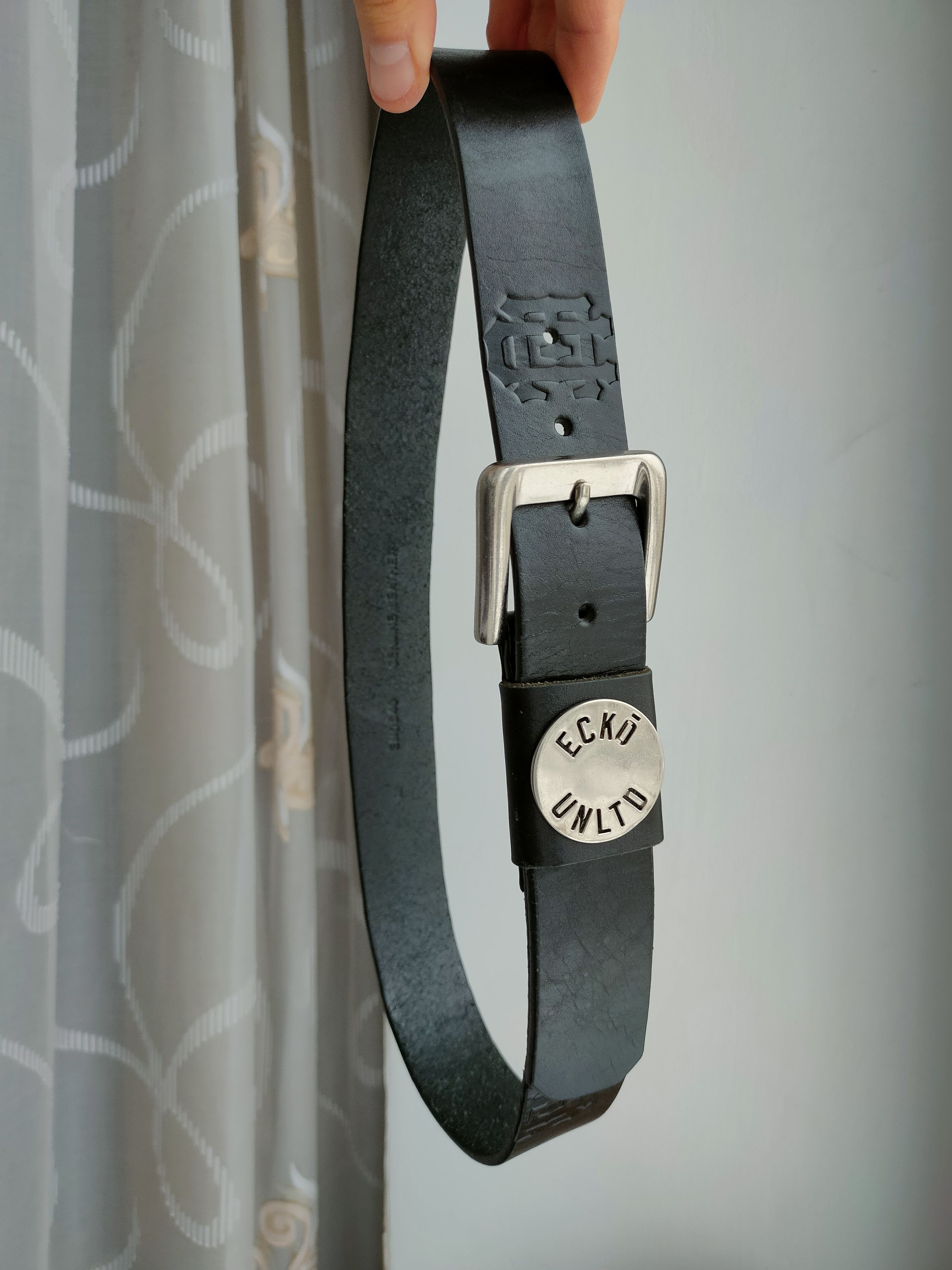 Ecko Unltd. Vintage Y2K Ecko Unltd Leather Belt Rap Hip Hop Drill Size ONE SIZE - 4 Thumbnail