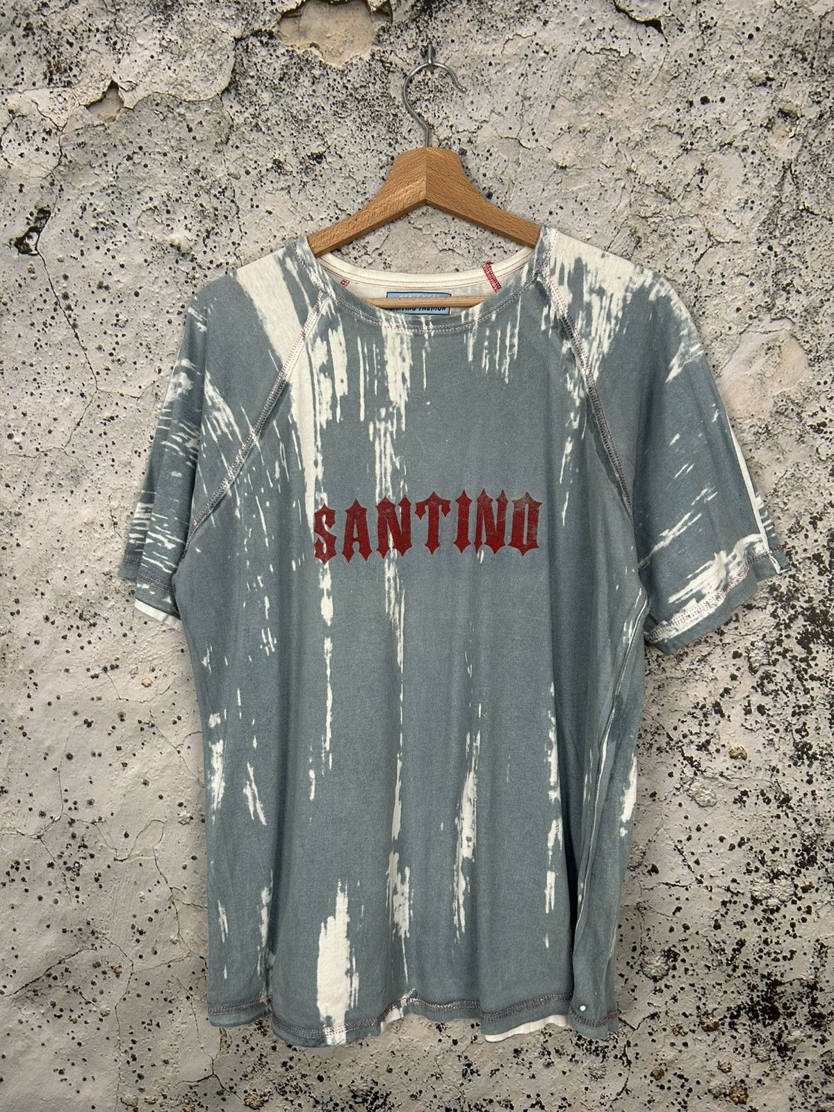 Vintage Vintage Grunge Avant Garde Alternative Tee Punk Skate Size US L / EU 52-54 / 3 - 1 Thumbnail