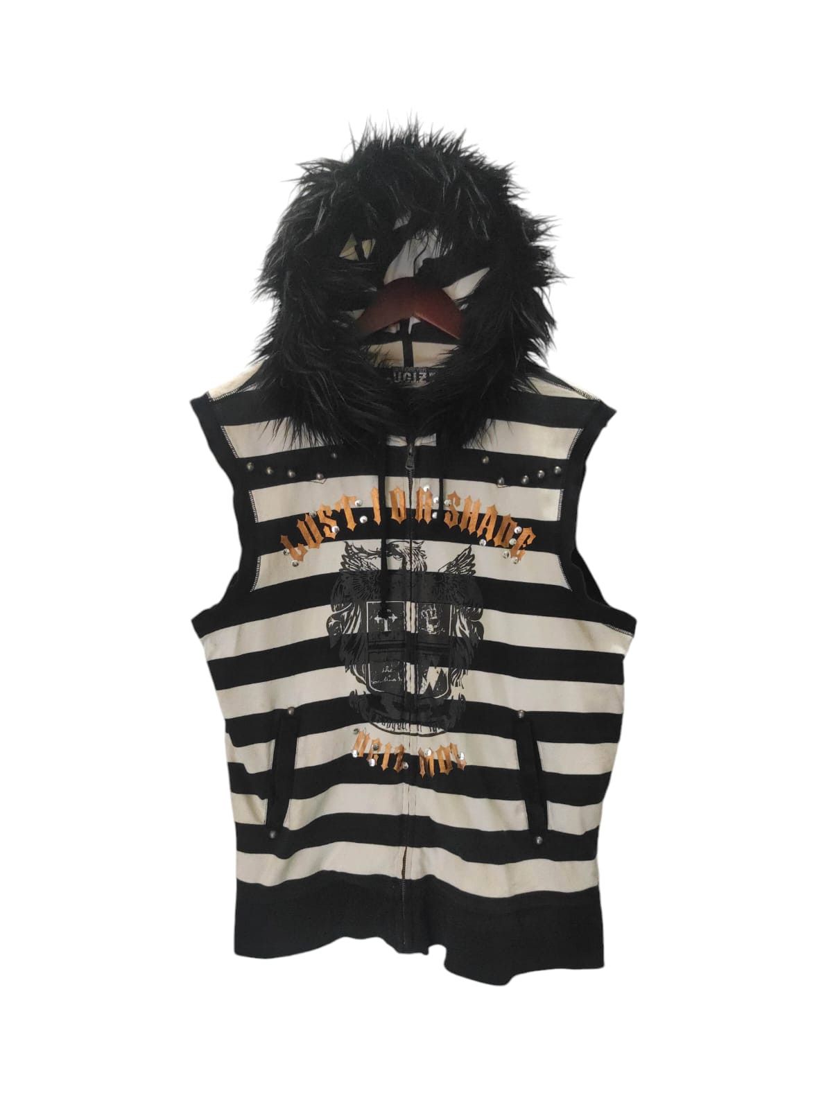 Affliction Ugiz Zip Fur Hoodie IfSixWasNine LGB style Size US M / EU 48-50 / 2 - 1 Thumbnail