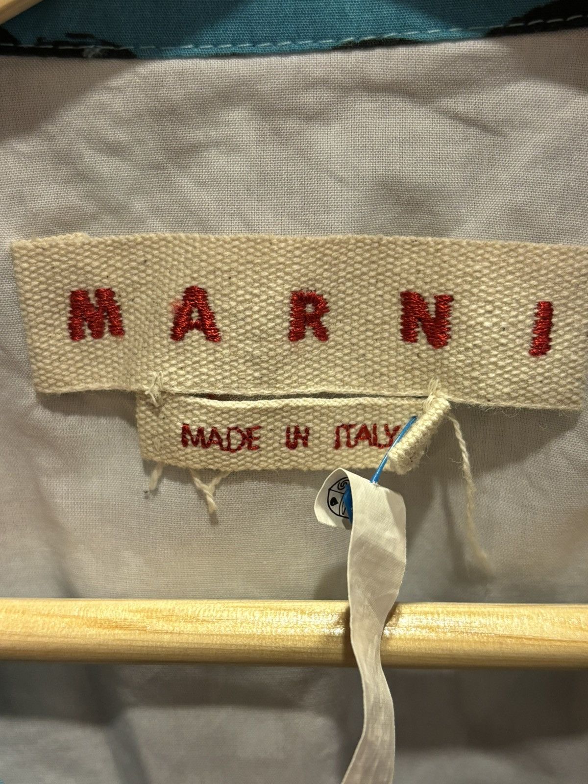 Marni Marni Short Sleeve Button Down Blue Size US L / EU 52-54 / 3 - 3 Thumbnail