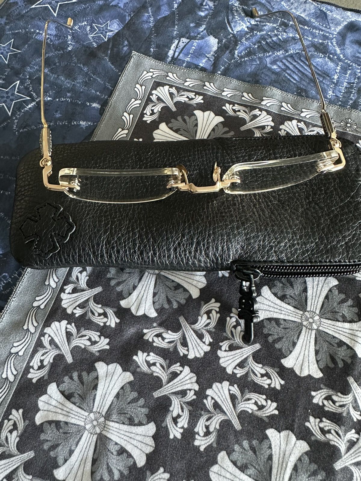 Chrome Hearts Chrome Hearts Rimless Glasses Gold Size ONE SIZE - 1 Thumbnail