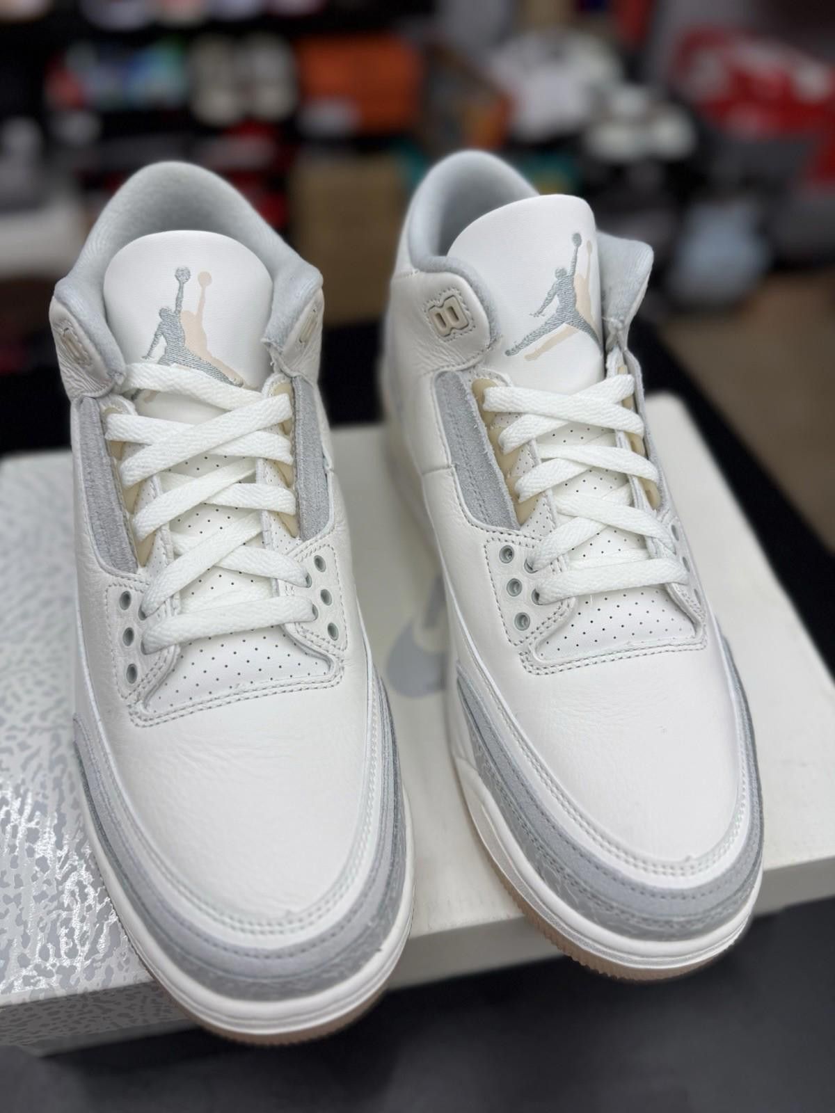 Jordan Brand Air Jordan 3 Retro Craft Ivory Men's Size 10 (FJ9479-100) Size US 10 / EU 43 - 6 Thumbnail