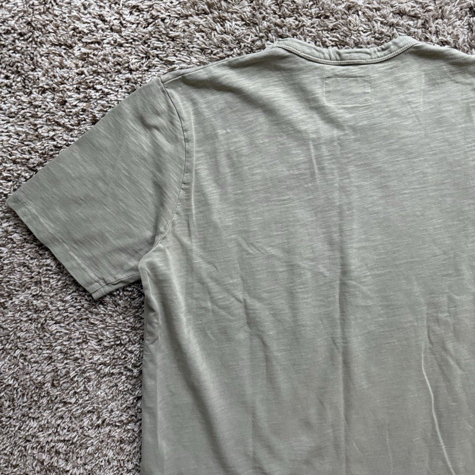 Folk Folk Clothing Heavyweight Sage Green Front Pocket T-Shirt Size US M / EU 48-50 / 2 - 7 Thumbnail
