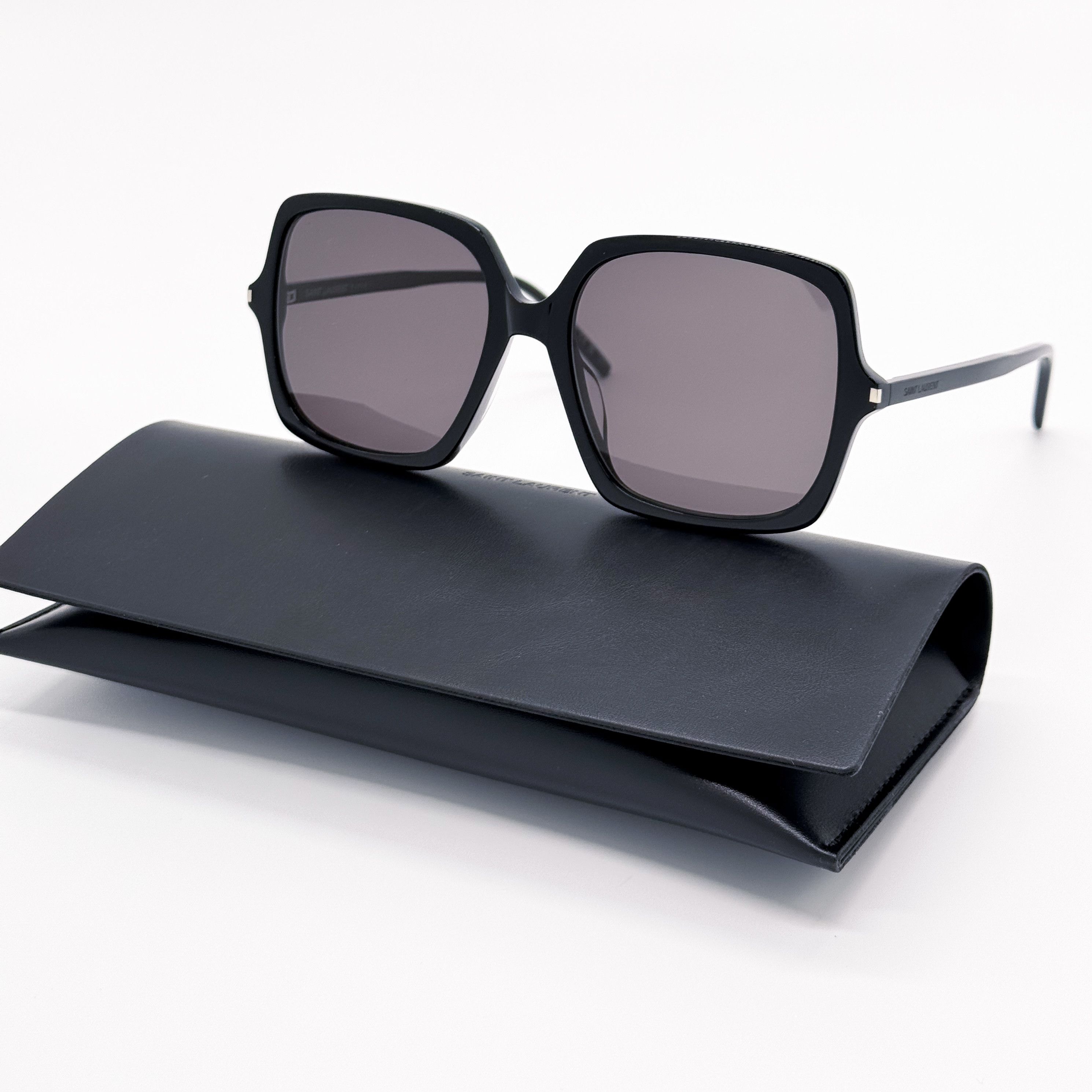 Saint Laurent Paris NEW SAINT LAURENT SL591 001 BLACK WOMEN SUNGLASSES Size ONE SIZE - 1 Thumbnail