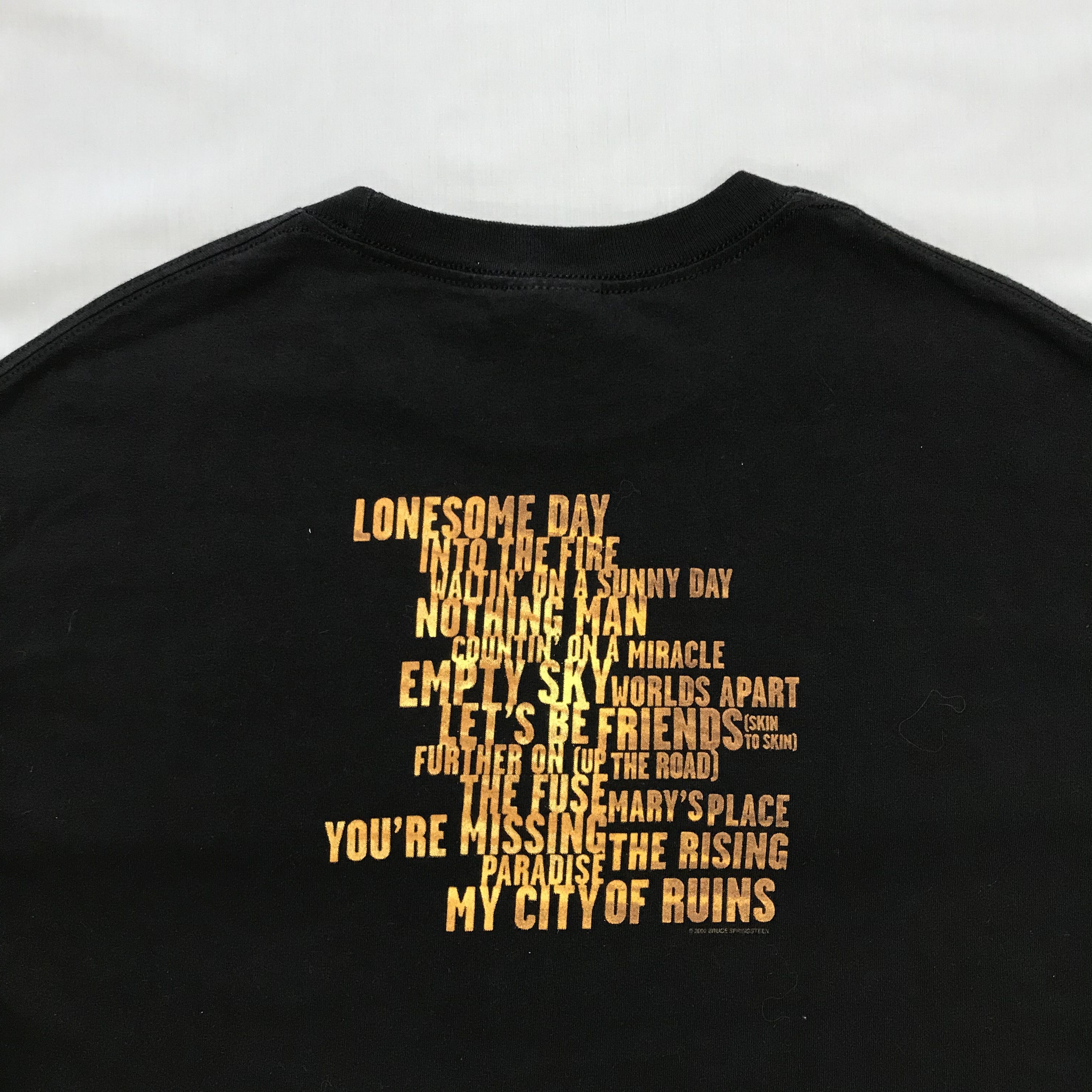Band Tees BRUCE SPRINGSTEEN 2002 Vintage T-Shirt Tee 90s EStreet Band Size US XL / EU 56 / 4 - 6 Thumbnail