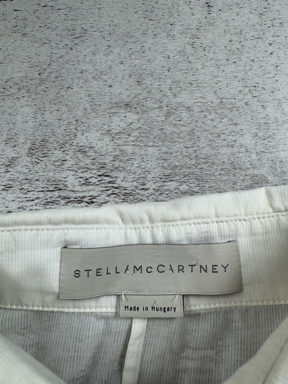 Stella McCartney Stella McCartney White Cropped Puff Sleeves Fit Button Women’s Longsleeve Shirt Size S / US 4 / IT 40 - 9 Thumbnail