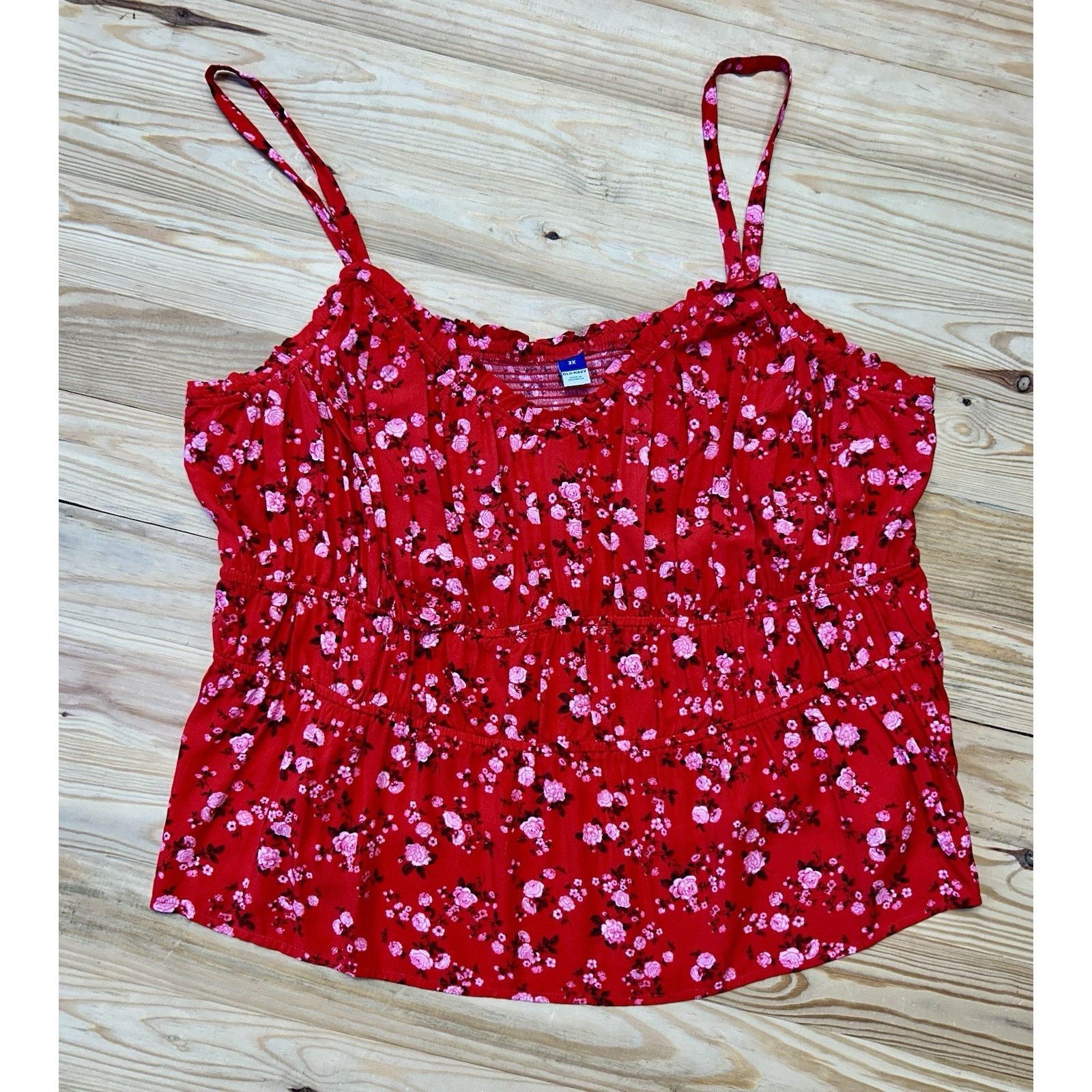 Old Navy Old Navy New W Tags Tank Top Womens 3XL Thin Strap Red Size 3XL / US 20-22 - 4 Thumbnail