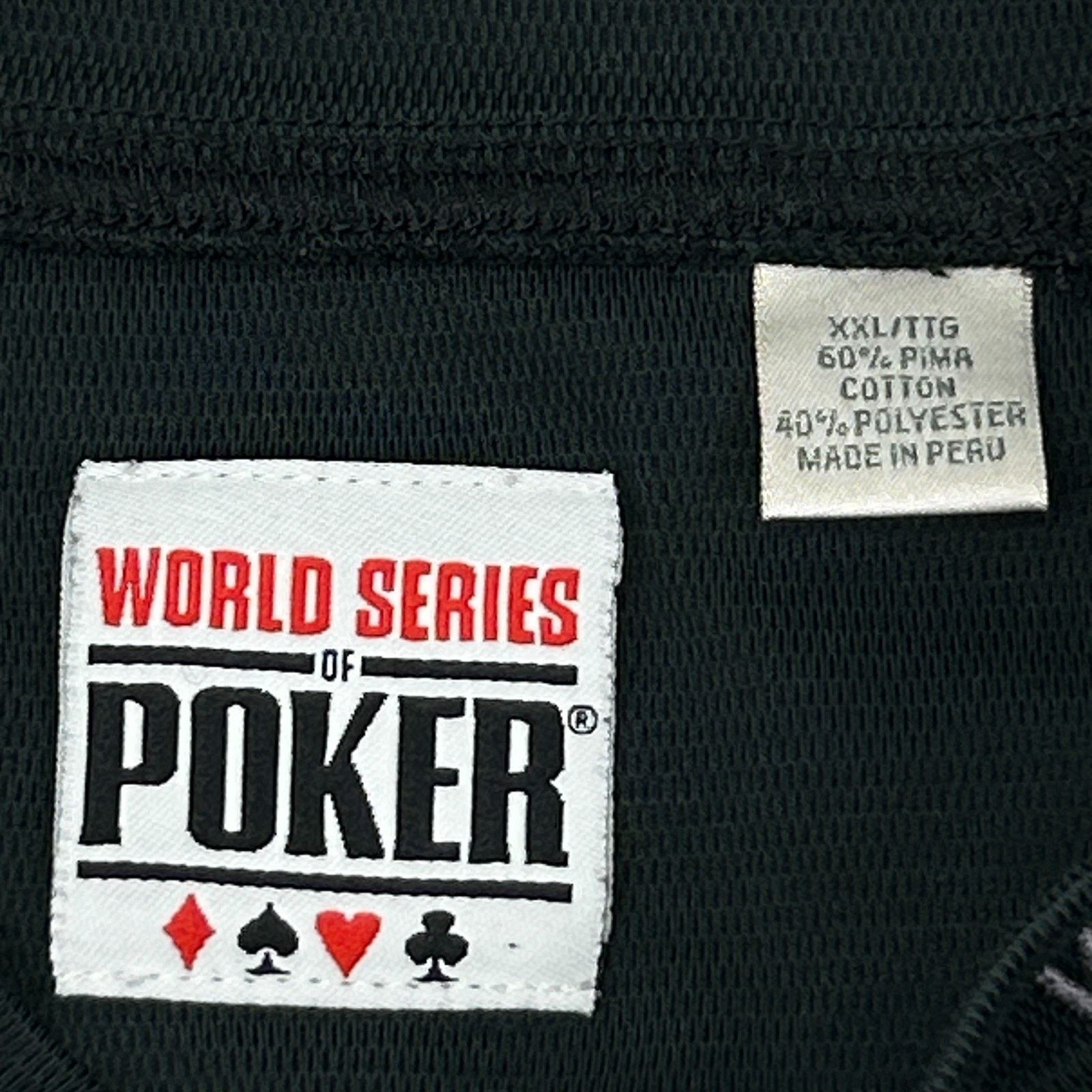 Other WSOP World Series of Poker Mock Neck T Shirt Black XXL Size US XXL / EU 58 / 5 - 8 Thumbnail