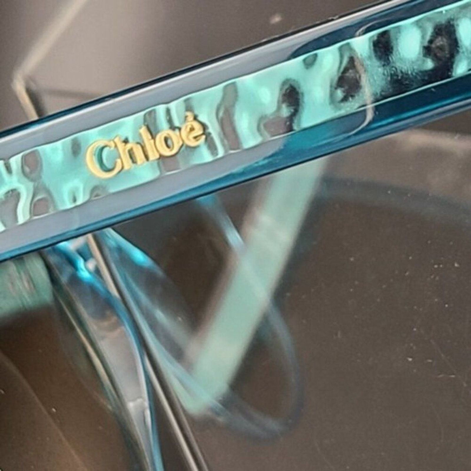 Chloe Chloe Azure Round Sunglasses 52mm Frame Size ONE SIZE - 4 Thumbnail