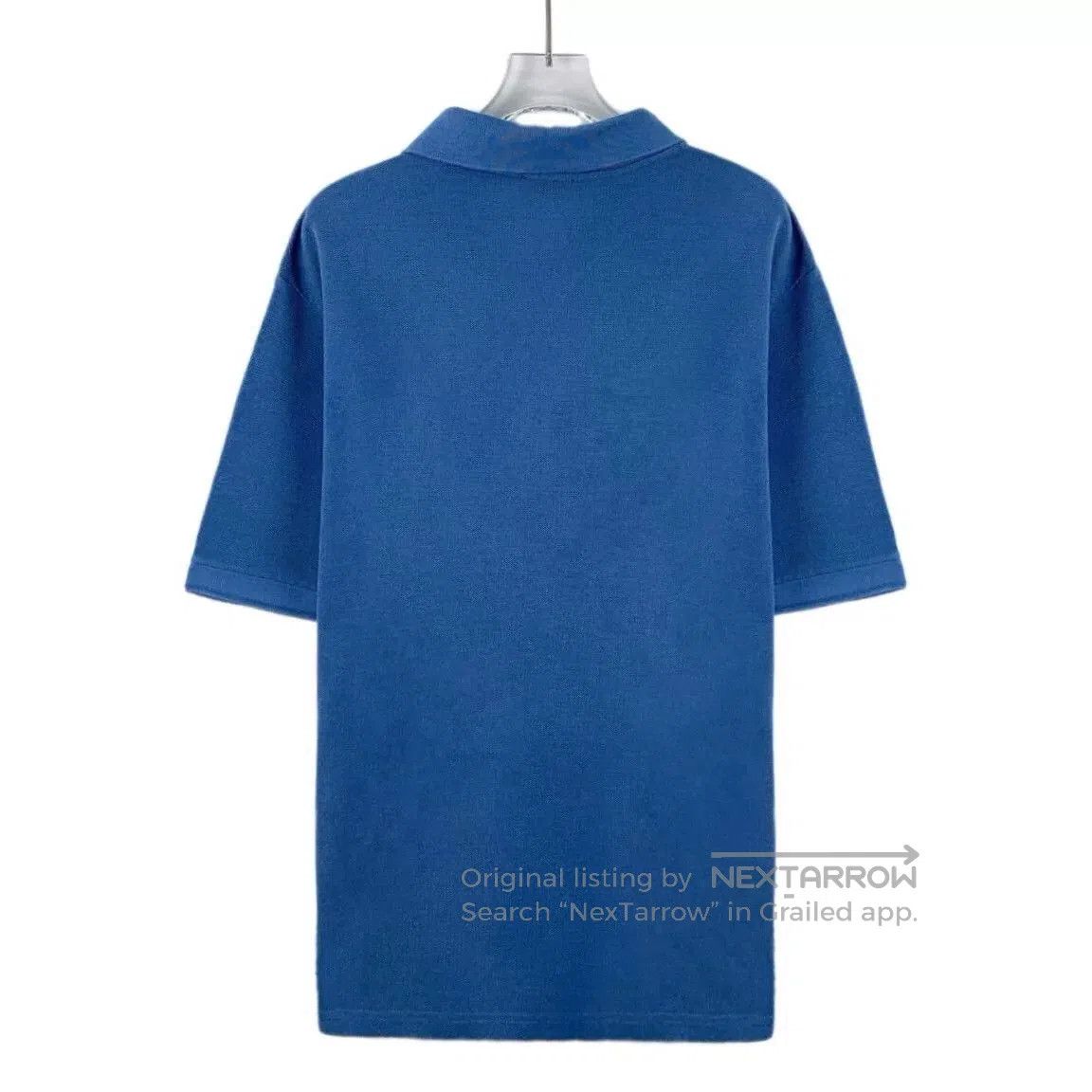 Dior Dior Blue Logo Embroidered Cotton Polo. Size US XL / EU 56 / 4 - 2 Thumbnail