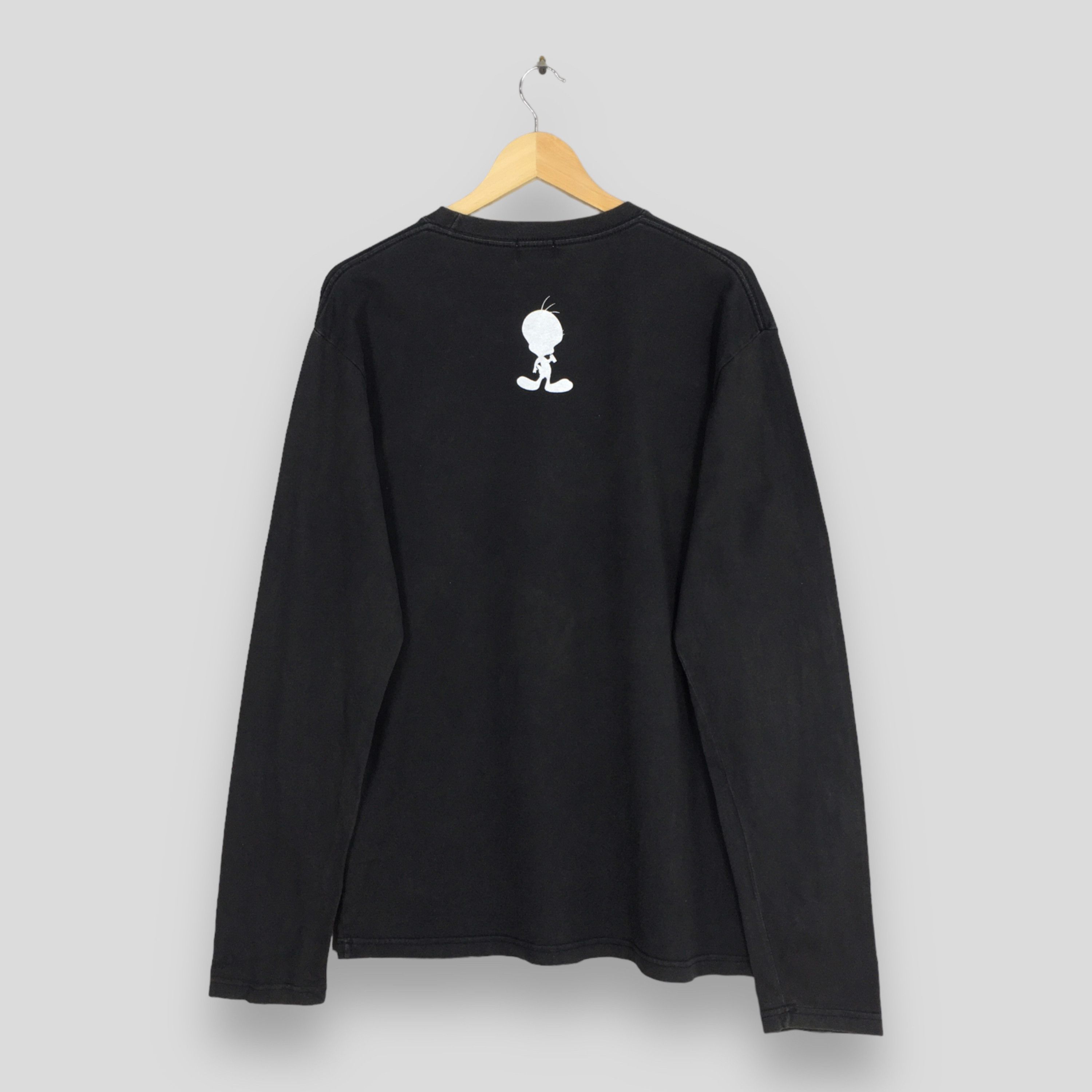 Vintage × Warner Bros Vintage Looney Tunes Tweety Black T shirt Medium Size US M / EU 48-50 / 2 - 8 Thumbnail