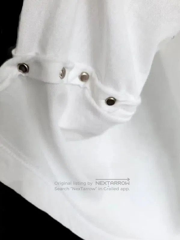 Valentino Valentino White Cotton Short Sleeve T-Shirt . Size M / US 6-8 / IT 42-44 - 5 Thumbnail