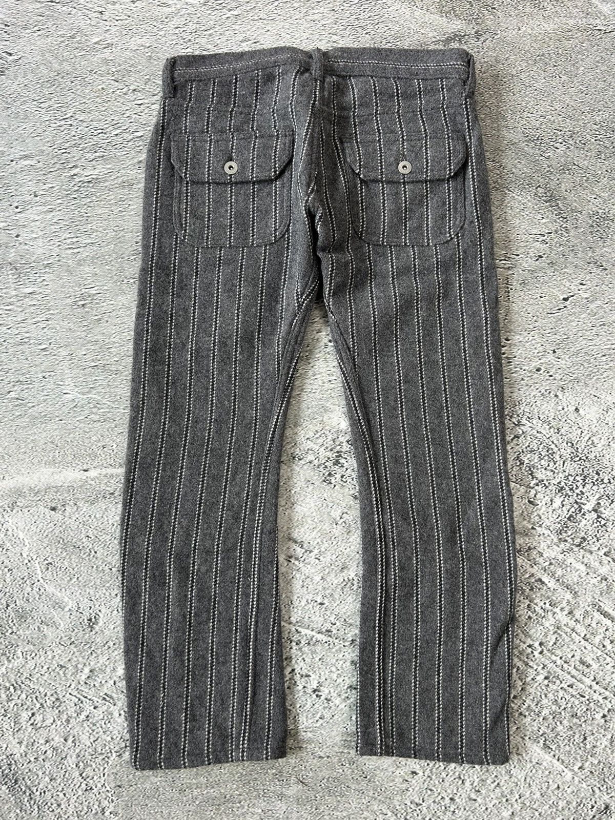 Comme des Garcons × Junya Watanabe × Vintage Junya Watanabe Comme Des Garcons wool striped pants AD2005 Size 30" / US 8 / IT 44 - 9 Thumbnail