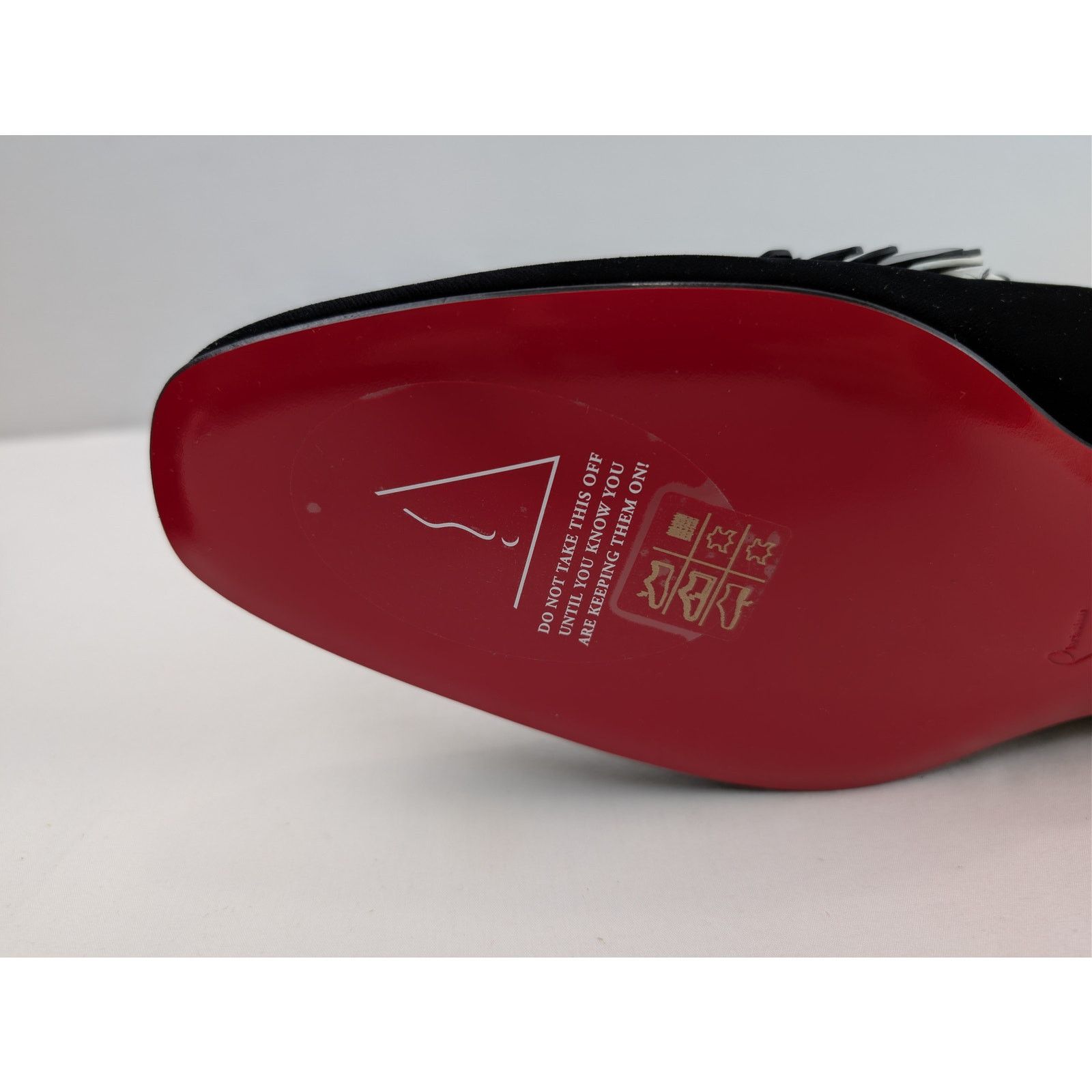 Christian Louboutin o1rshd1 Dandelion Petunia Flat Loafers Shoe Boots in Black Size US 12 / EU 45 - 12 Thumbnail