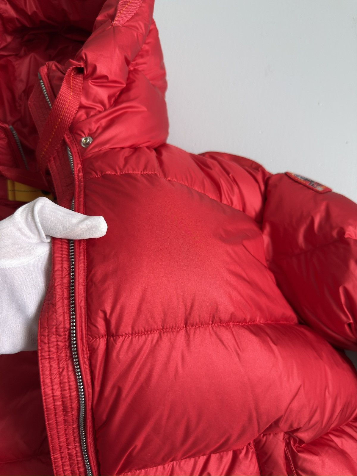 Parajumpers PARAJUMPERS Hooded Down Puffer Hollywood Jacket Red Women’s Size XL / US 12-14 / IT 48-50 - 17 Thumbnail