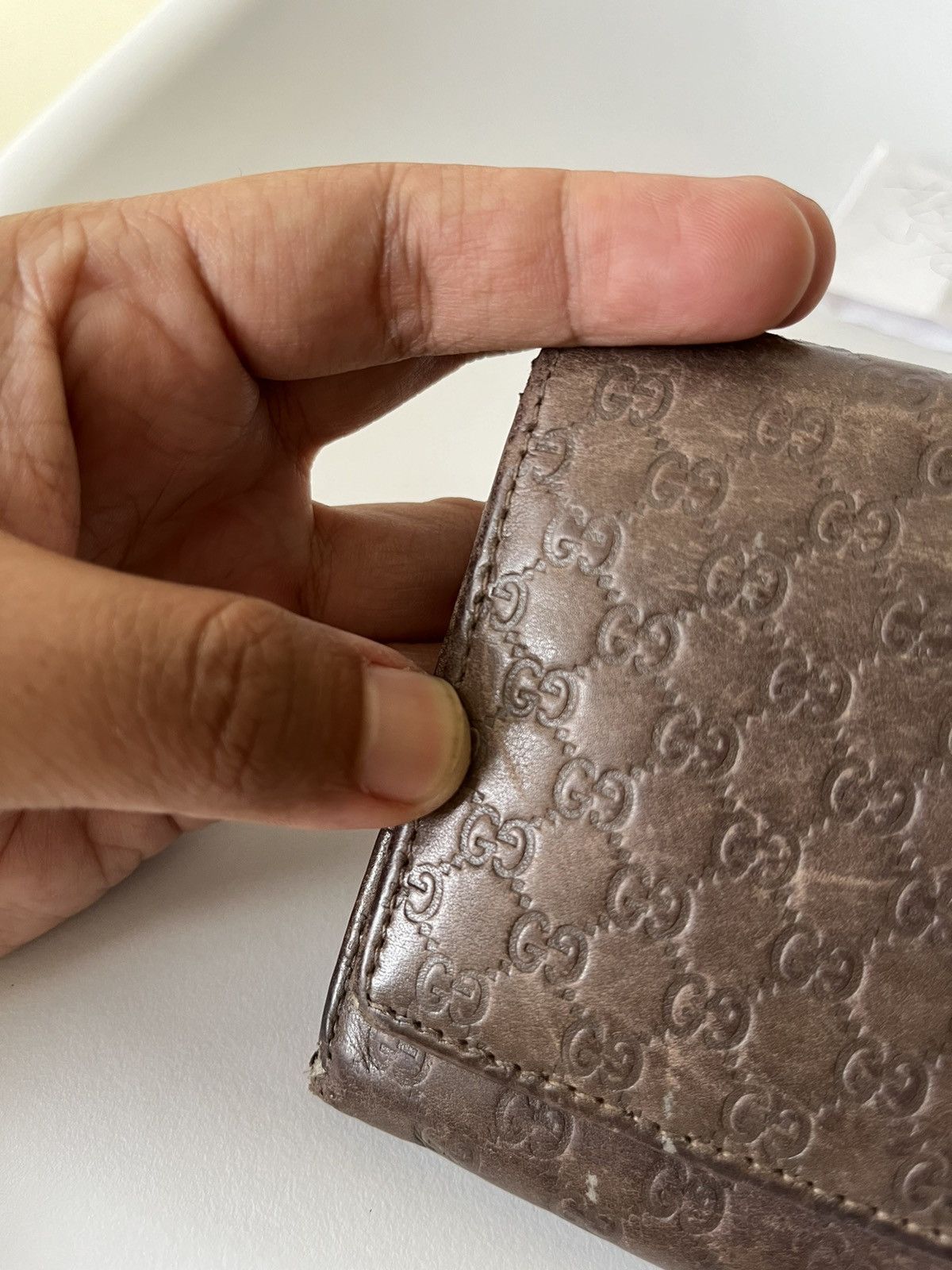 Gucci Gucci Micro Guccissima Leather Wallet Size ONE SIZE - 5 Thumbnail