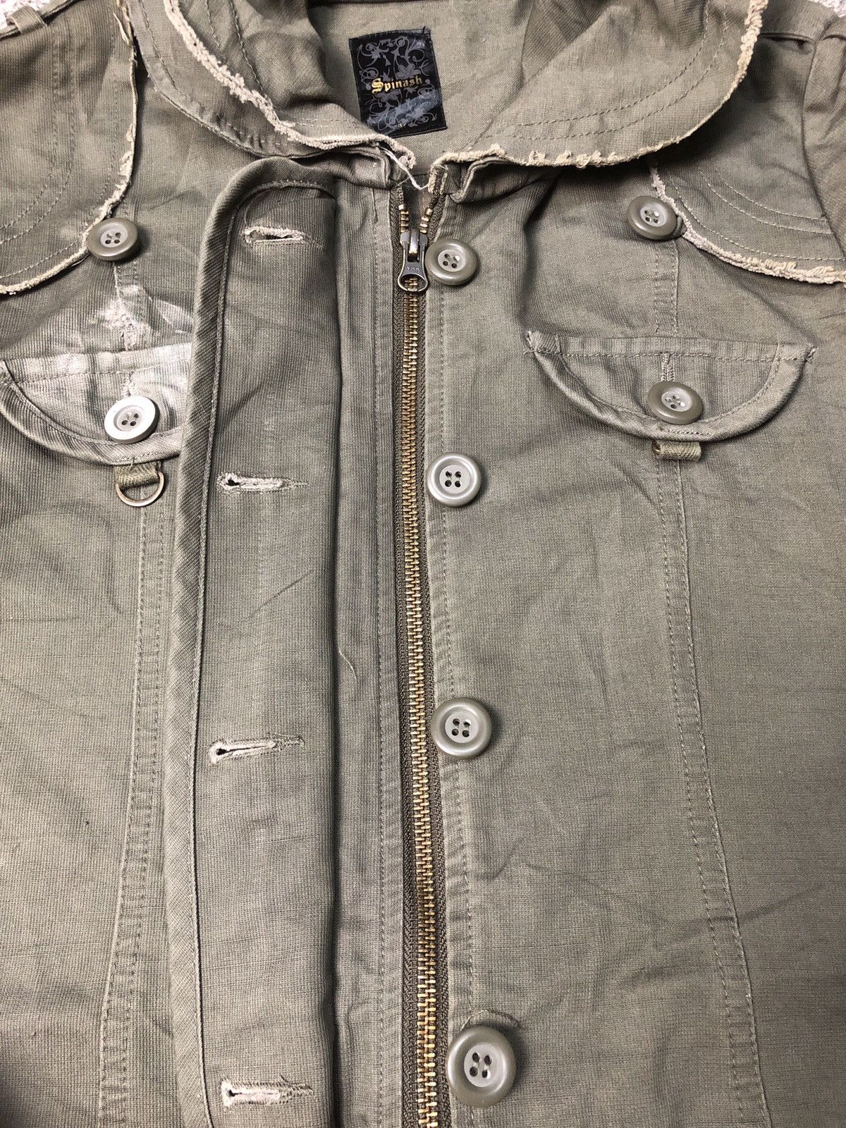 Japanese Brand × Vintage Vintage Japanese Brands Spinash Army Jacket Size M / US 6-8 / IT 42-44 - 19 Thumbnail