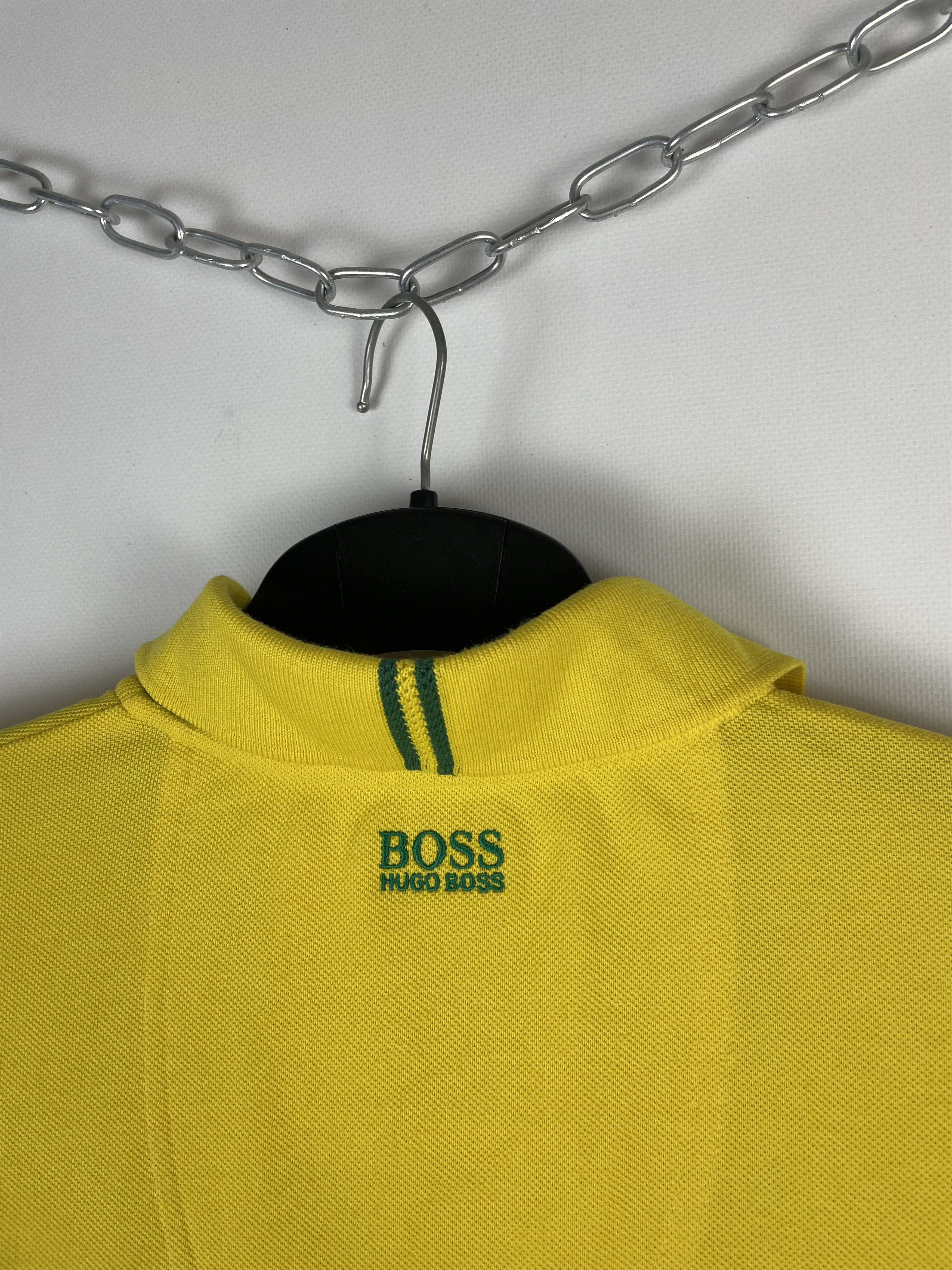 Hugo Boss Hugo Boss Yellow Brazil Polo T Shirt Logo Ralph Lauren style Size US XXL / EU 58 / 5 - 9 Thumbnail