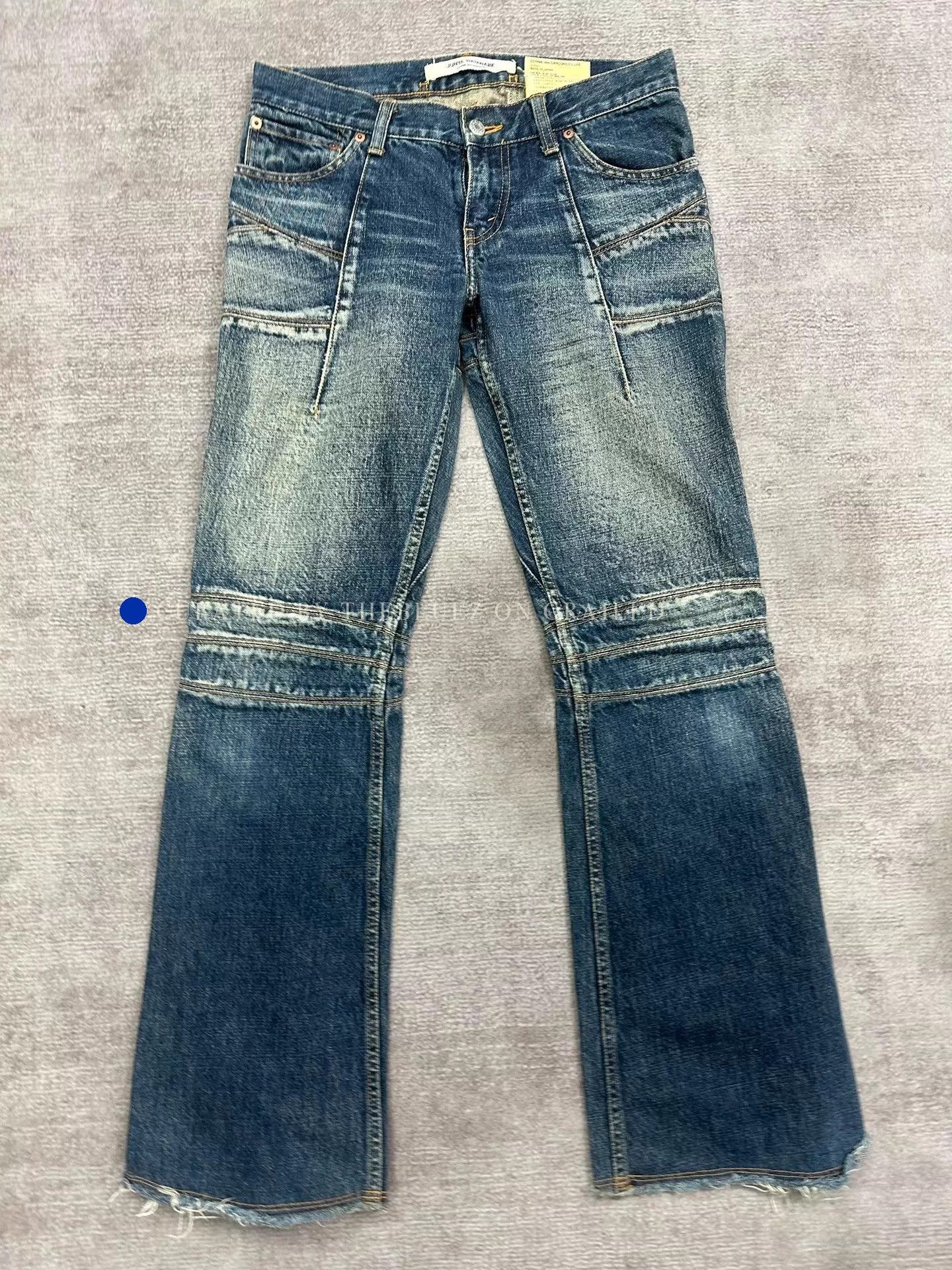 Junya Watanabe Flared Blue Jeans with Natural Wash Size US 32 / EU 48 - 1 Thumbnail