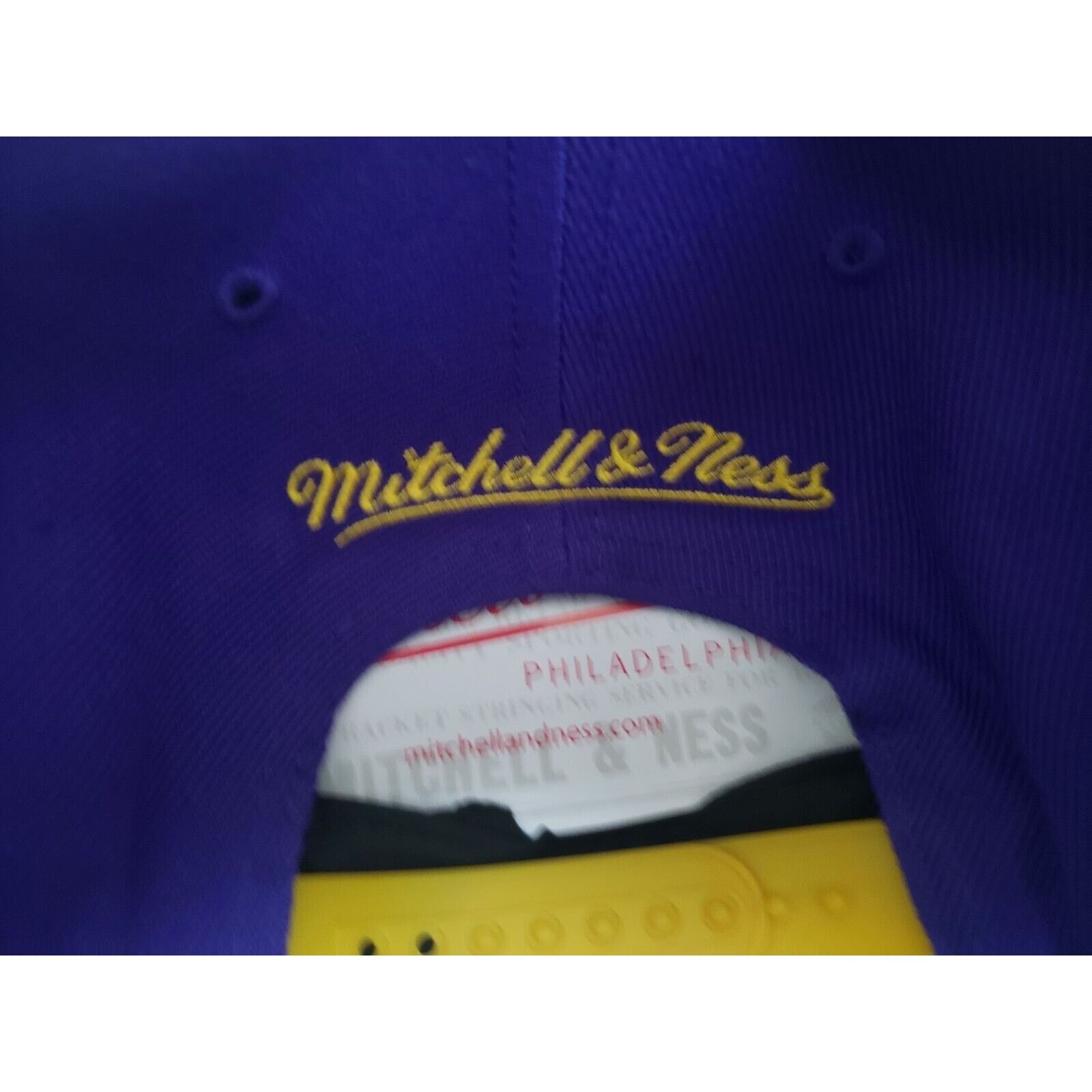 Mitchell & Ness Los Angeles Lakers Hat 2009 NBA Finals Purple Mitchell Ness Size ONE SIZE - 5 Thumbnail