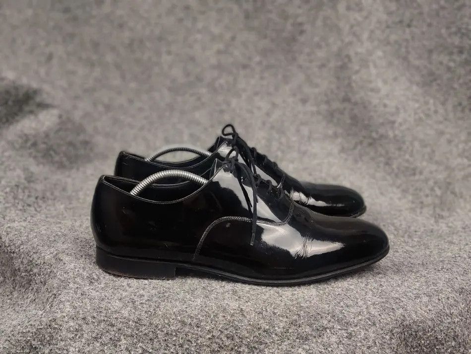 Church's Custom Grade Oxford Alastair patent leather shoes