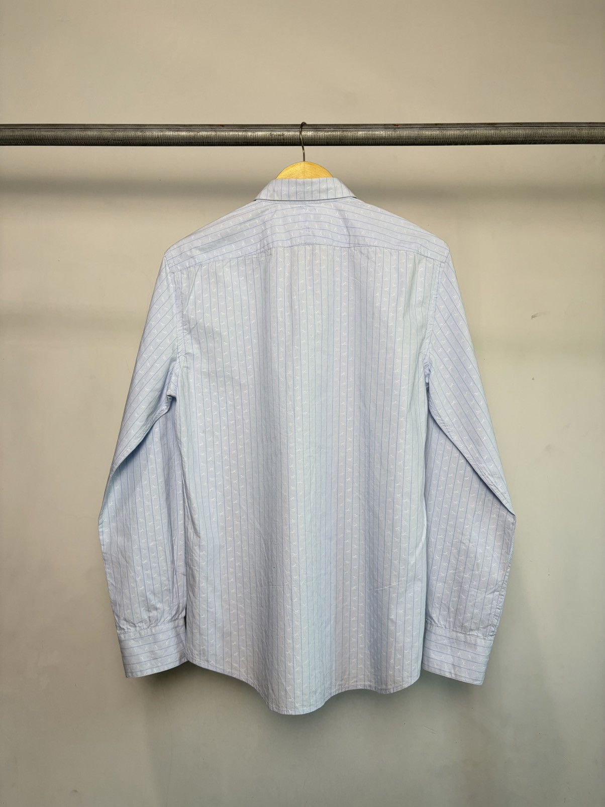 Hermes Hermes by Margiela Striped Horse Monogram Textured Shirt Size US M / EU 48-50 / 2 - 2 Thumbnail