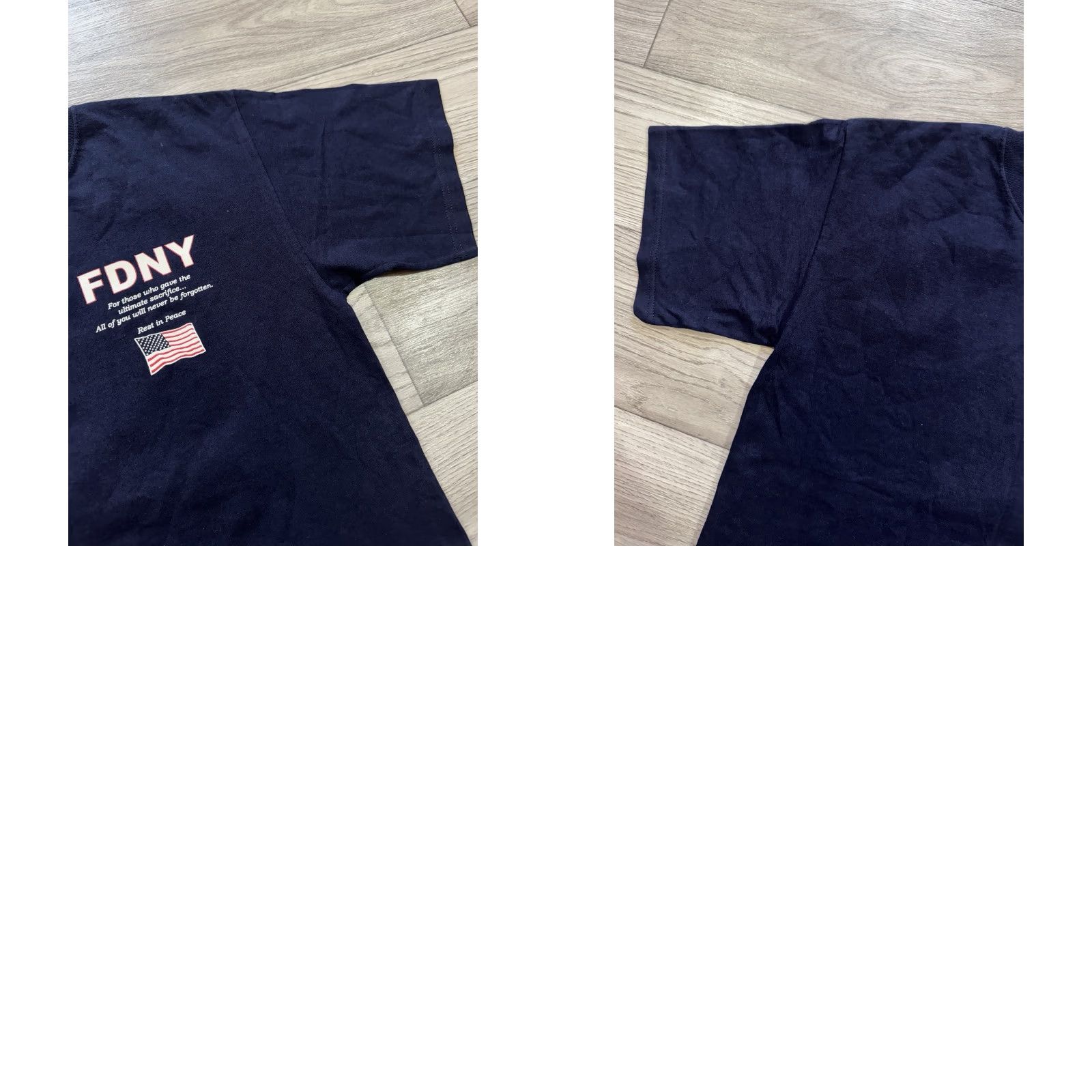 Gildan VINTAGE FDNY 9/11 Rescue Recovery Ground Zero Twin Towers T-Shirt Navy M Shirt Mens 2001 Size US M / EU 48-50 / 2 - 8 Thumbnail