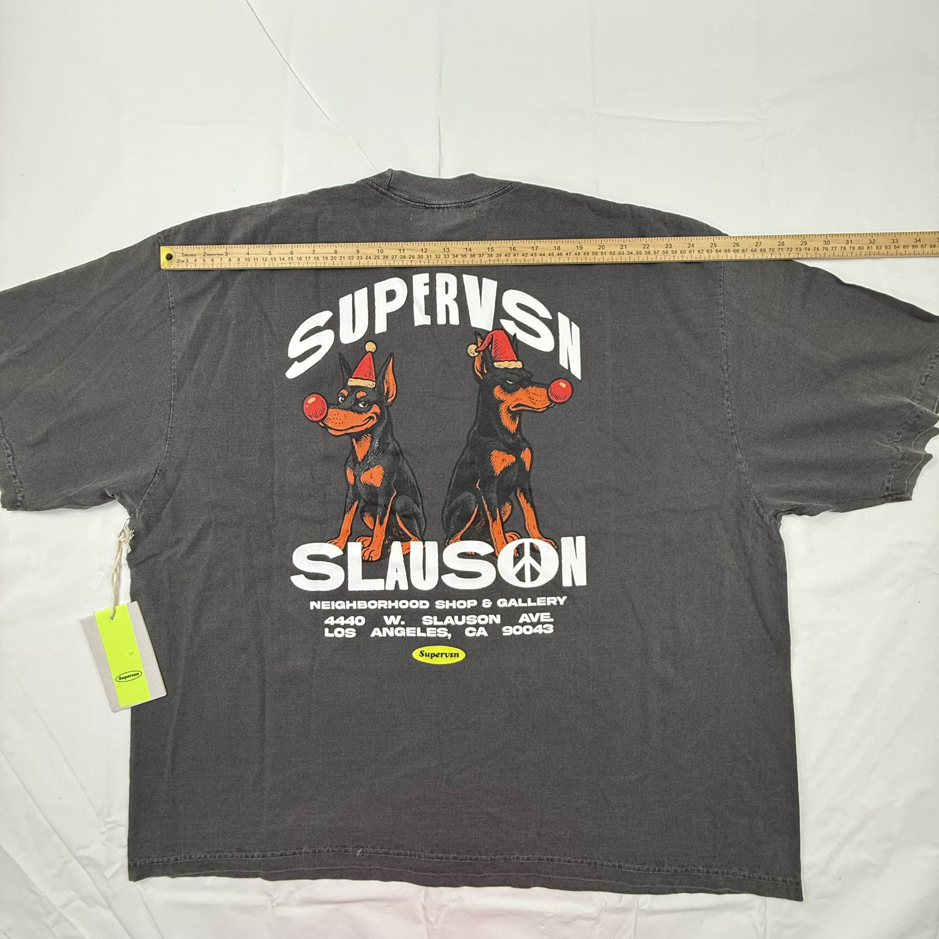 Supervsn Supervsn Studios Slauson Doberman Tee XXL Washed Black Boxy Size US XXL / EU 58 / 5 - 7 Thumbnail