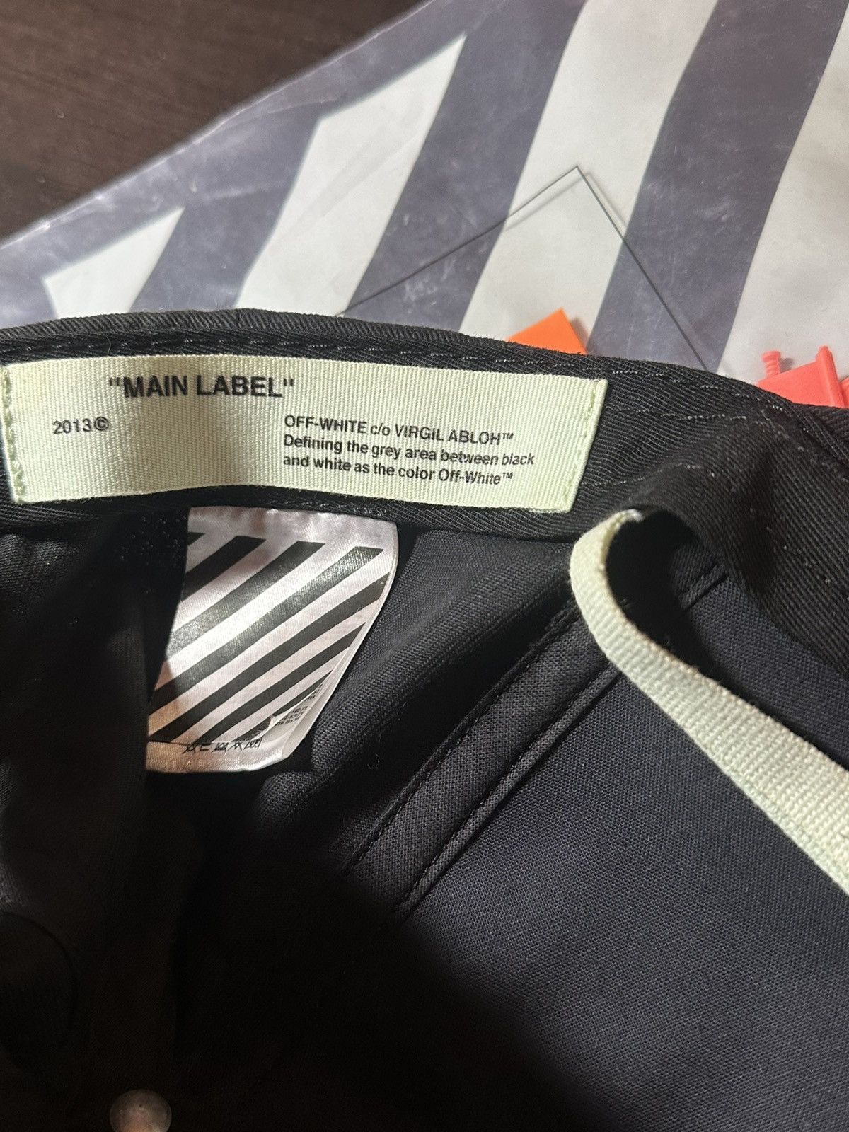 Off-White Off-White Fire Tape Hat Size ONE SIZE - 5 Thumbnail