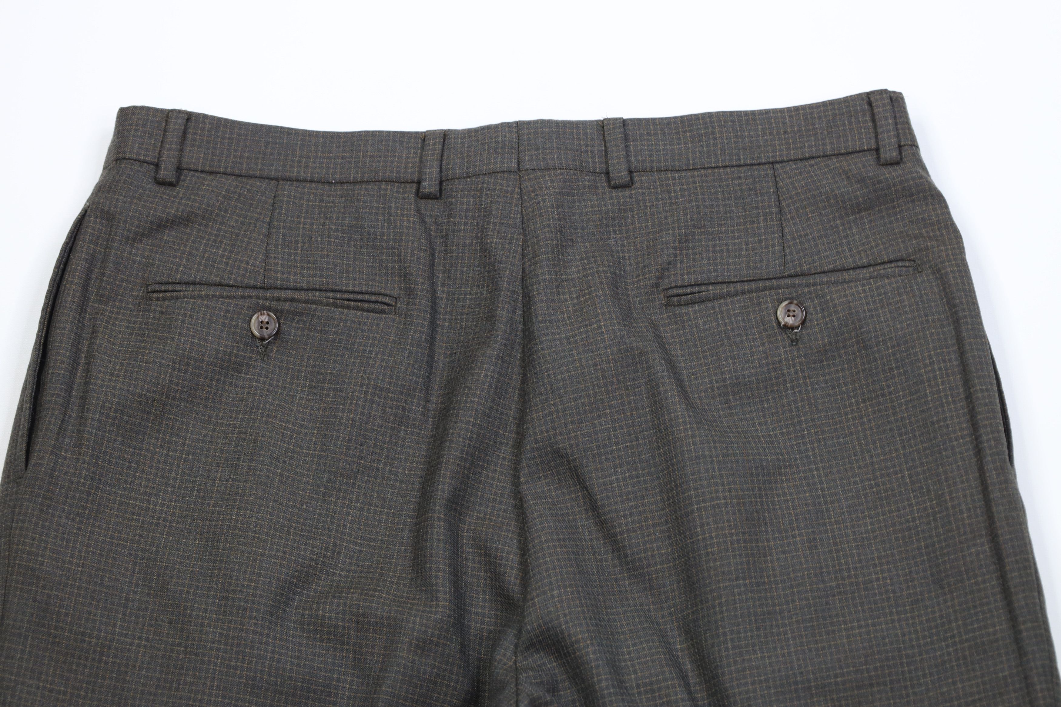 Vintage Vintage 90s Streetwear Wool Knit Wide Leg Chino Pants Size US 34 / EU 50 - 13 Thumbnail