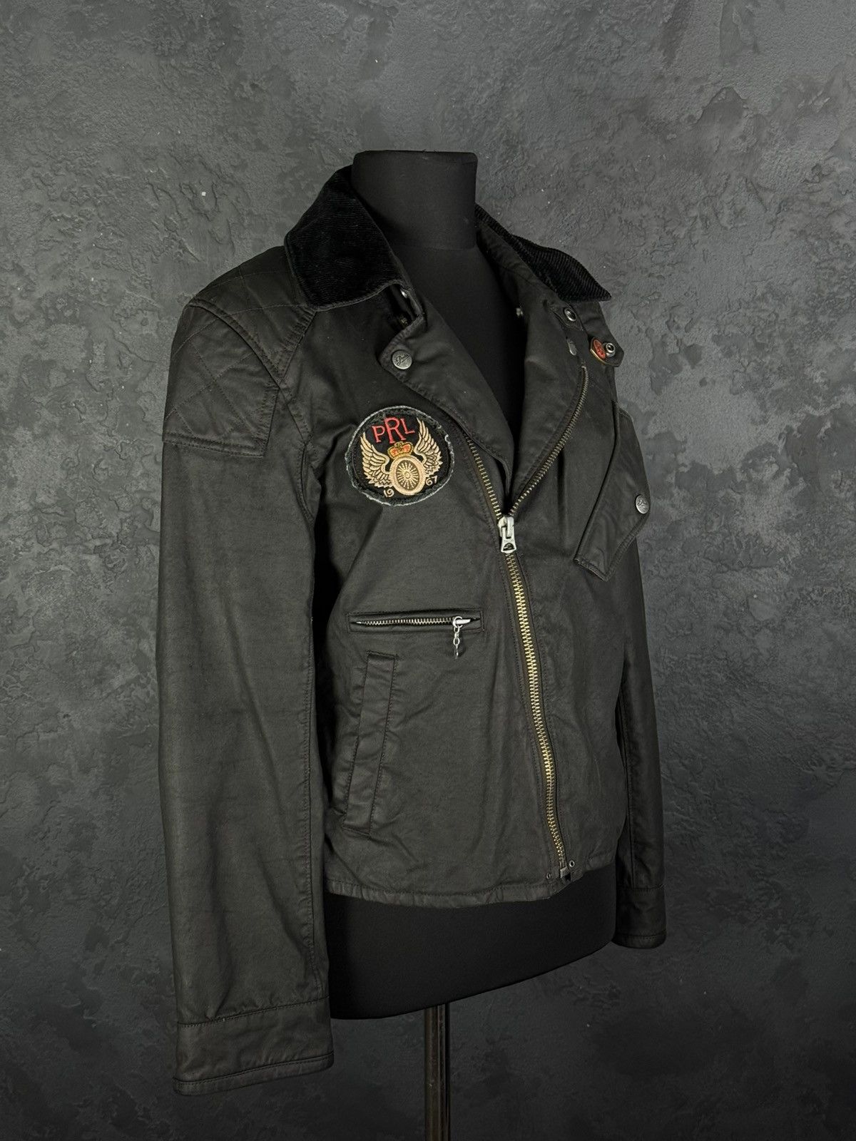 Vintage Polo Ralph Lauren Double Riders Oiled Leather Jacket SizeS-M Size US S / EU 44-46 / 1 - 12 Thumbnail