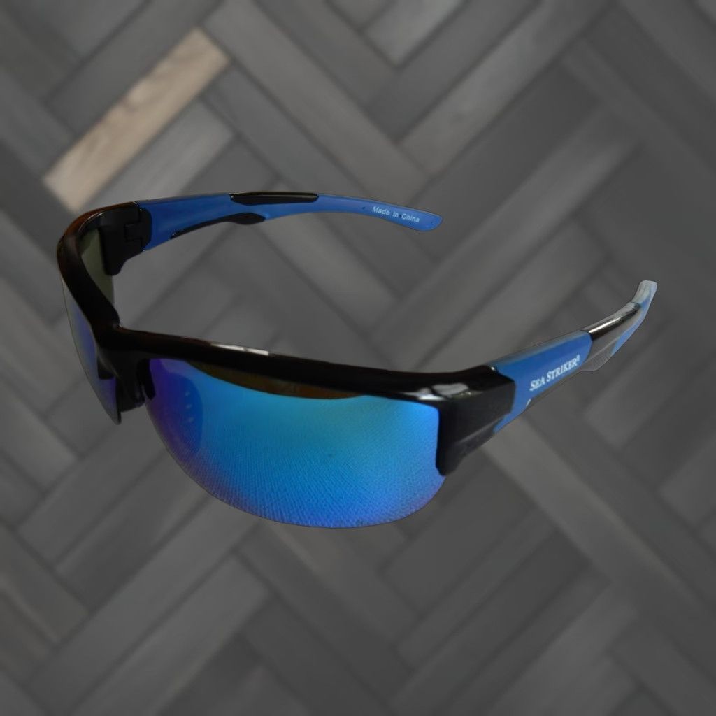 Vintage Sea Striker Privateer S263 BM Fishing Sunglasses Men Blue Size ONE SIZE - 1 Thumbnail