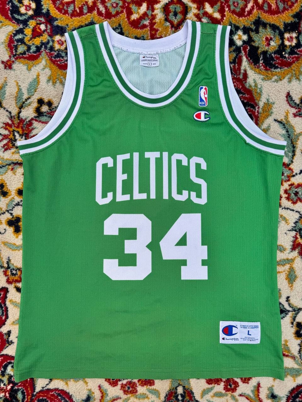 NBA BOSTON CELTICS BASKETBALL SHIRT JERSEY CHAMPION NBA Size US L / EU 52-54 / 3 - 1 Thumbnail
