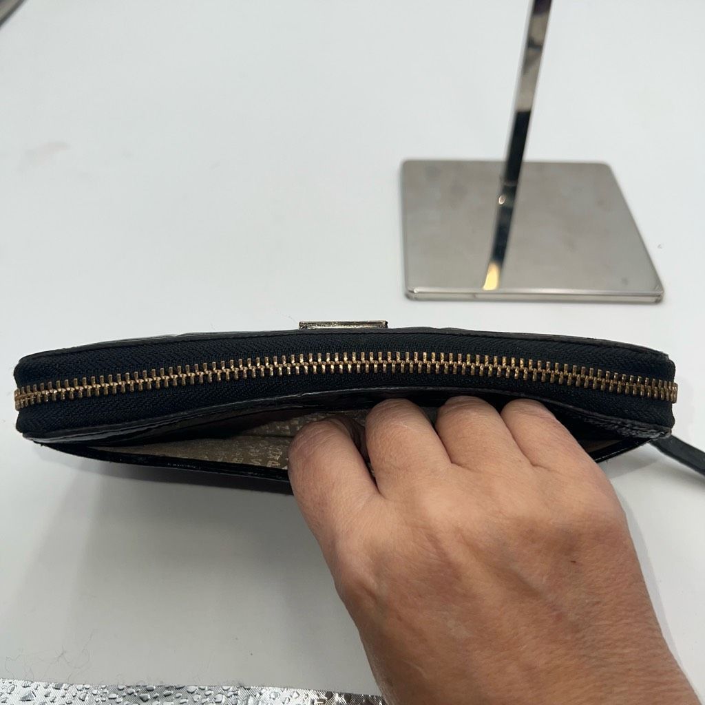 Kate Spade Kate Spade Patent Leather Long Wallet with Tan Interior Size ONE SIZE - 7 Thumbnail